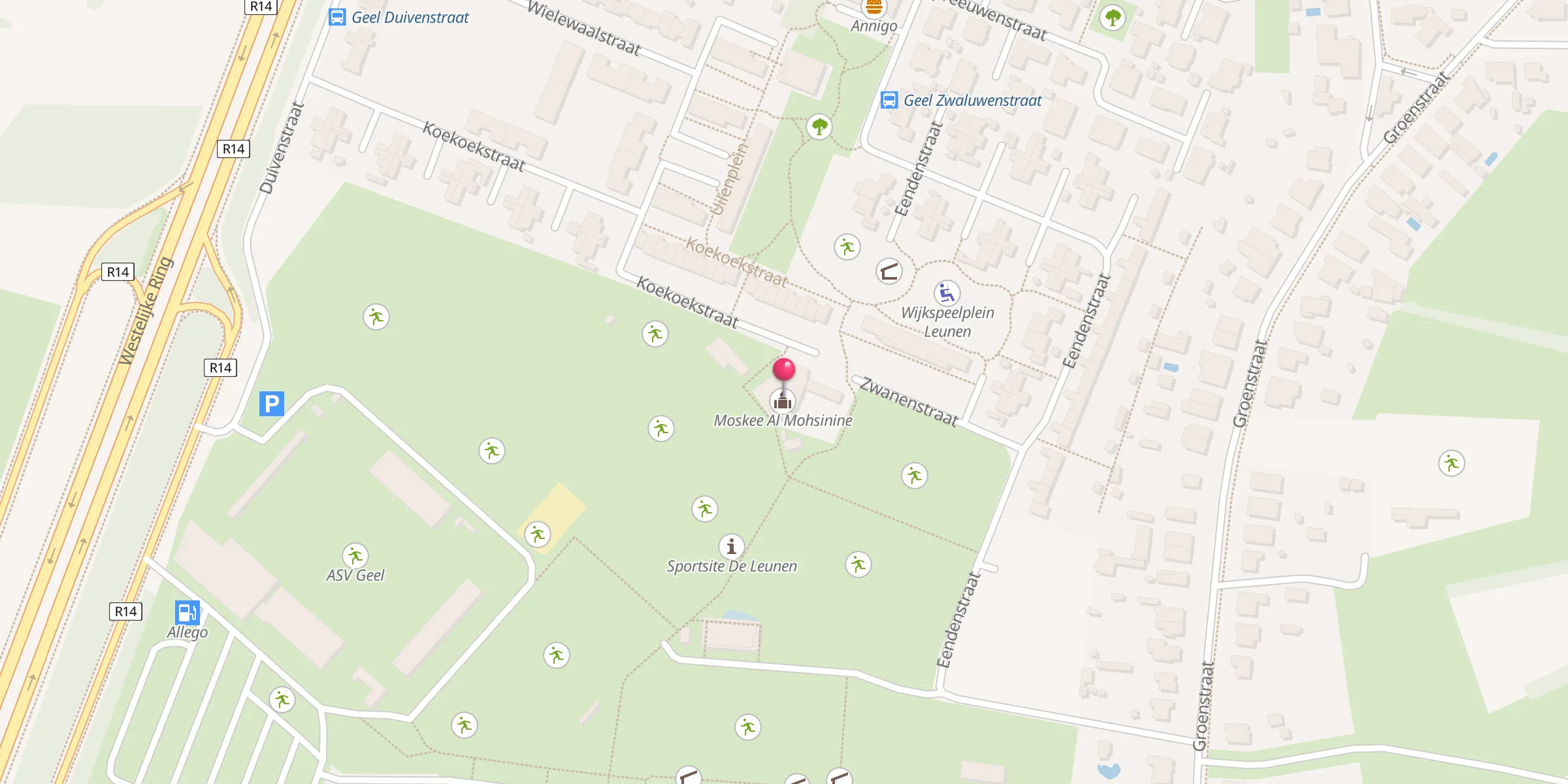 Carte de localisation : Moskee Al Mohsinine