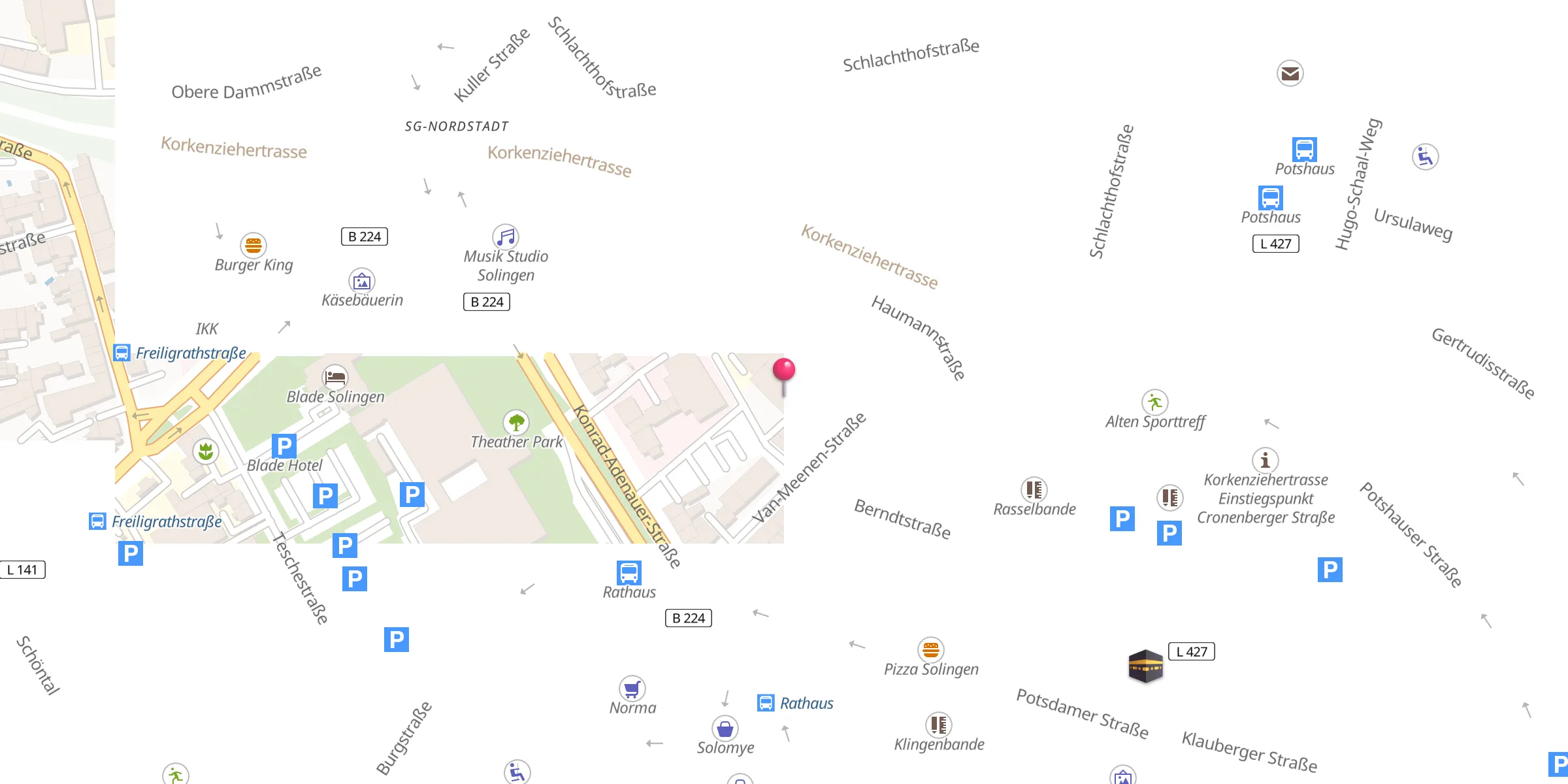 Carte de localisation : Islamische Gemeinde Milli Görüs