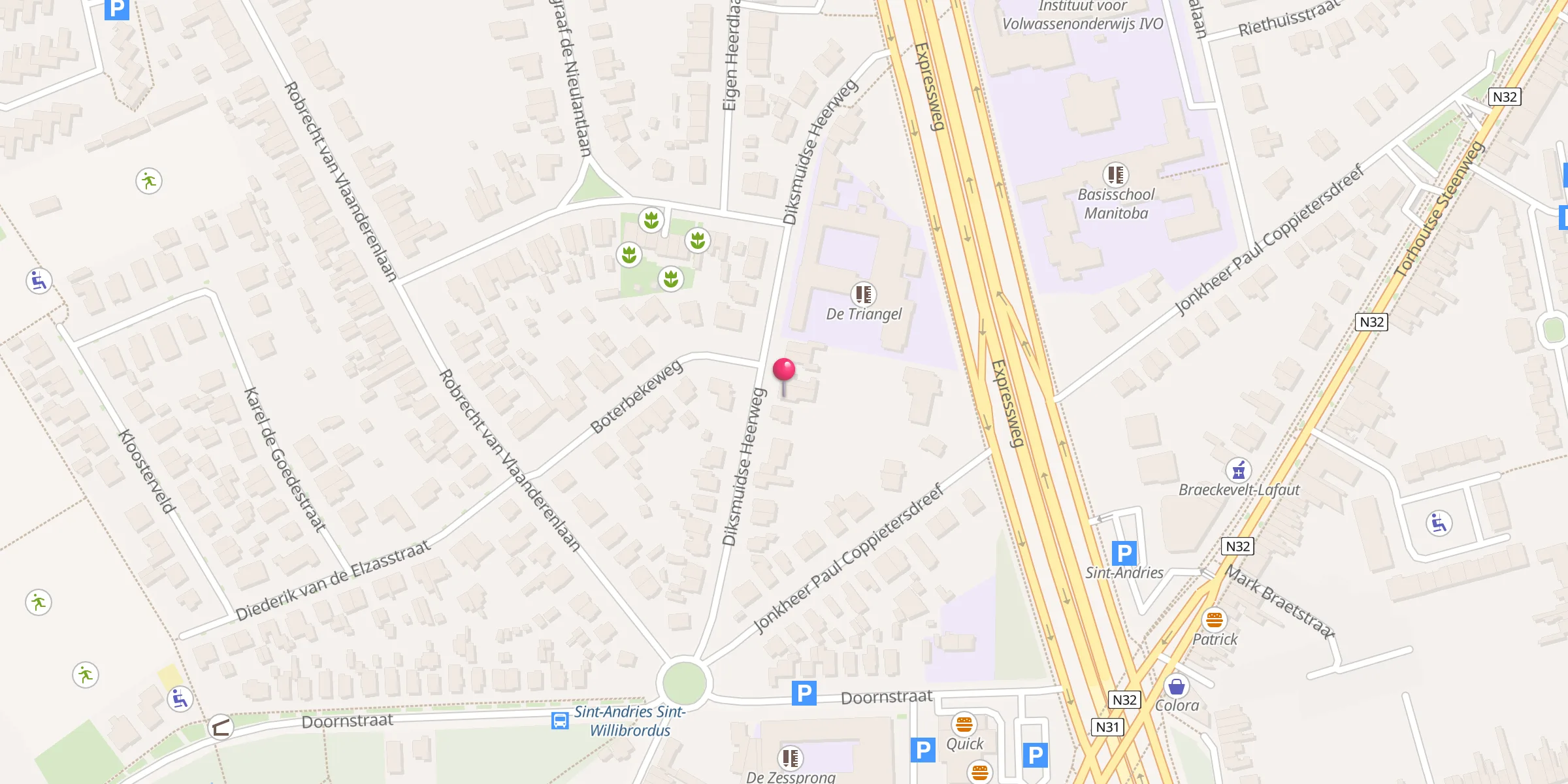 Carte de localisation : Islamitisch Cultureel Centrum