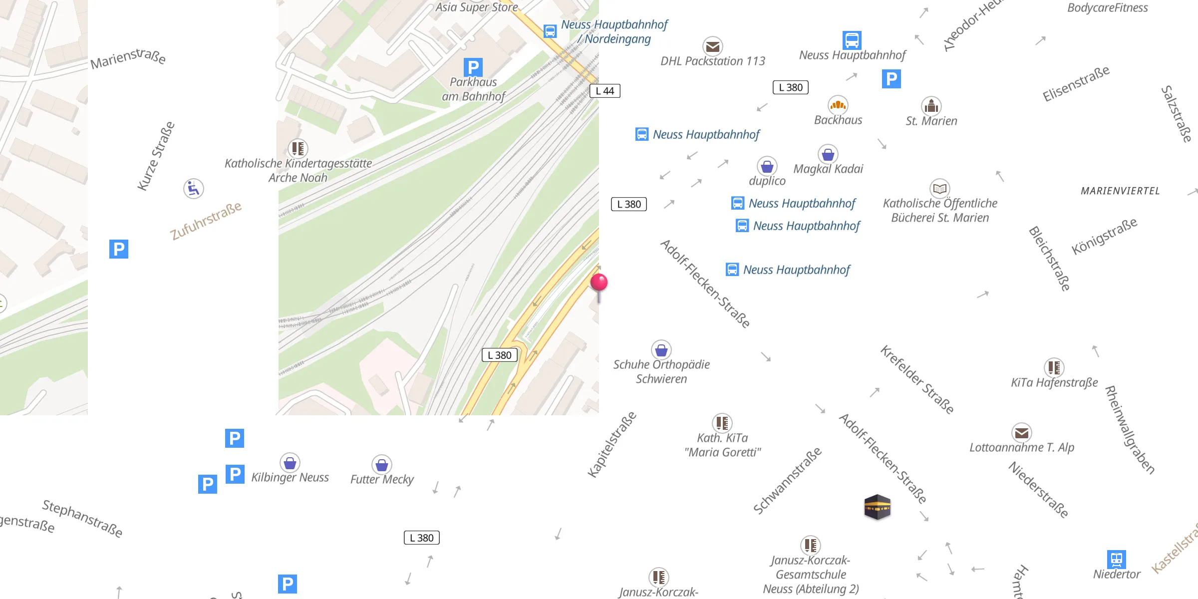 Carte de localisation : DITIB Merkez Camii