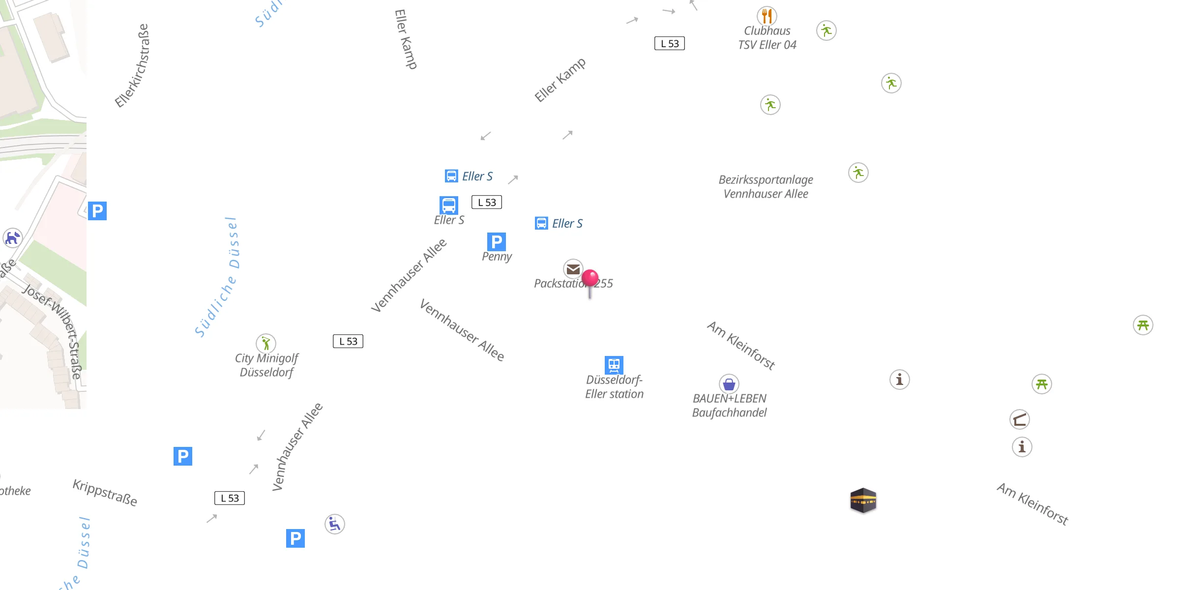 Carte de localisation : Alevitische Gemeinde Düsseldorf