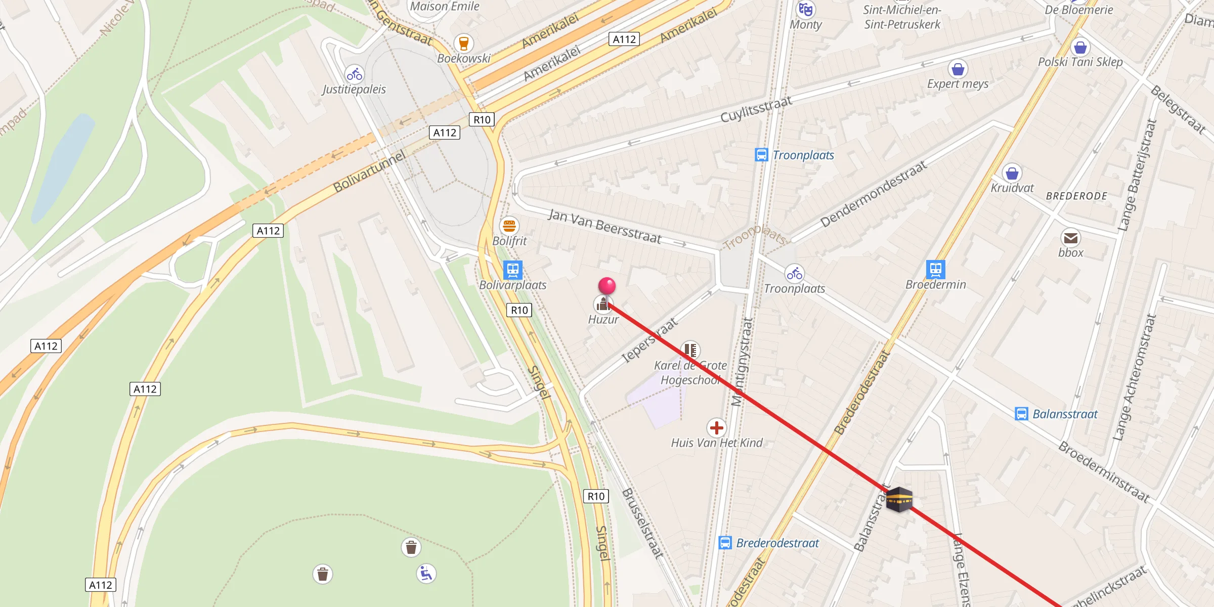 Carte de localisation : Huzur