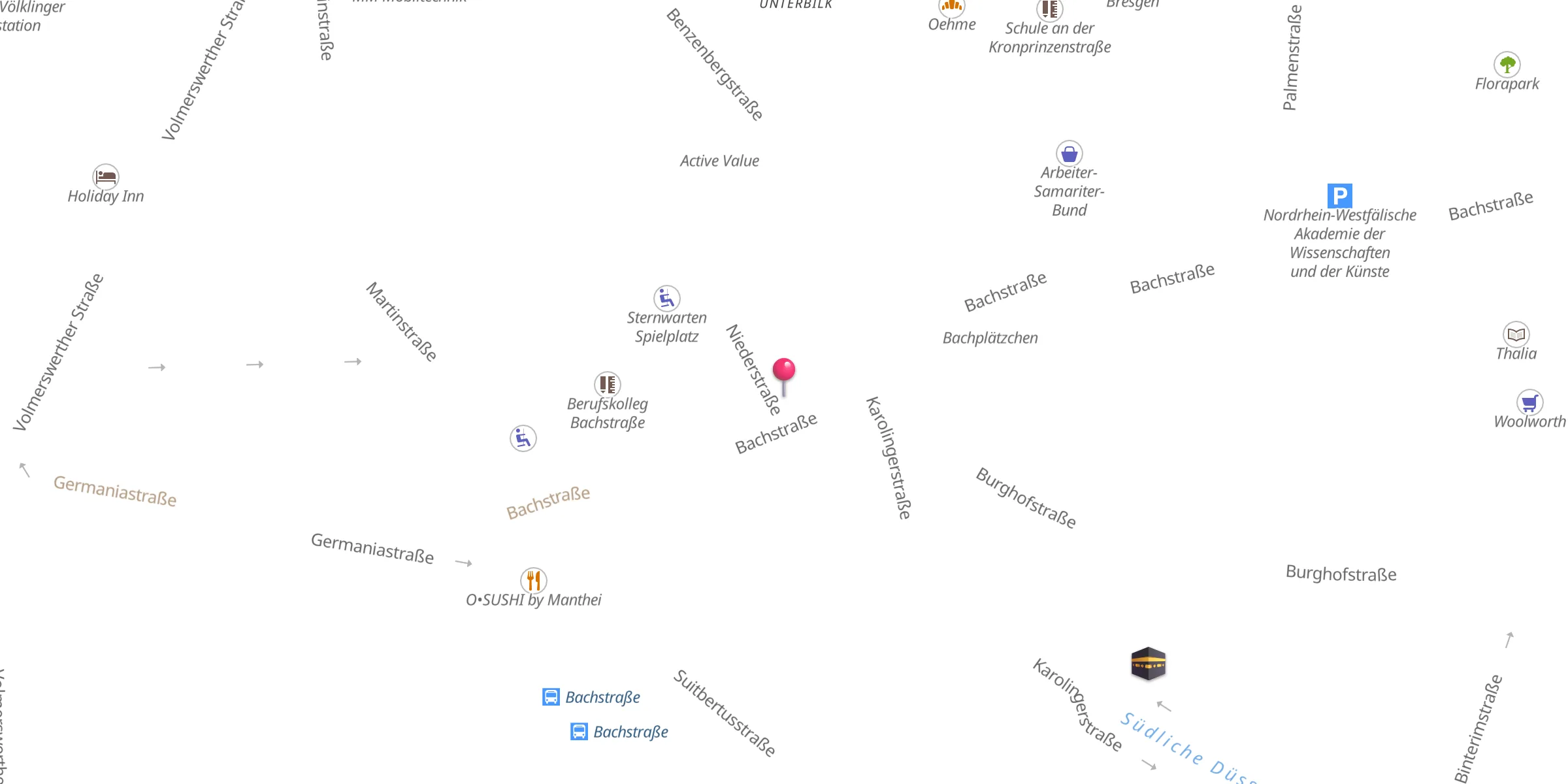 Carte de localisation : Bosnisches Islamisches Kulturzentrum e.V.