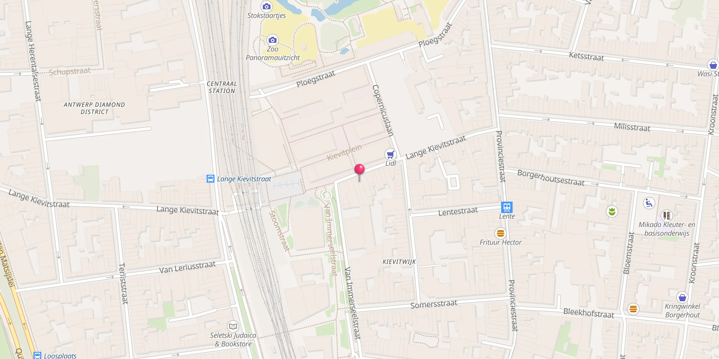 Carte de localisation : Moskee Al Iman