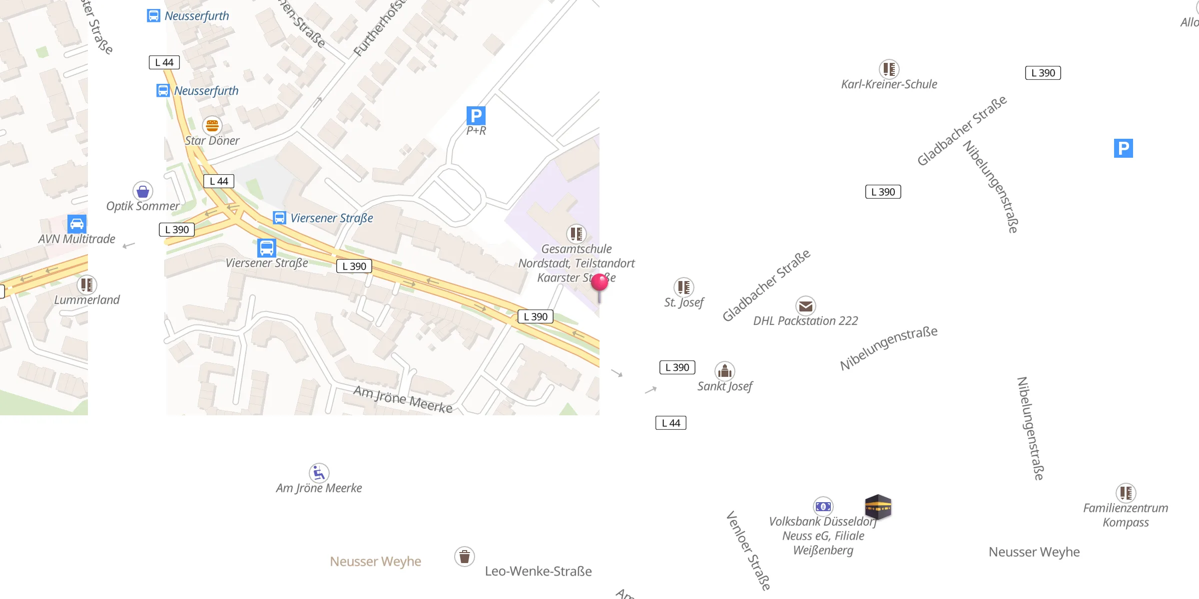 Carte de localisation : Alevitisches Gemeindezentrum Neuss