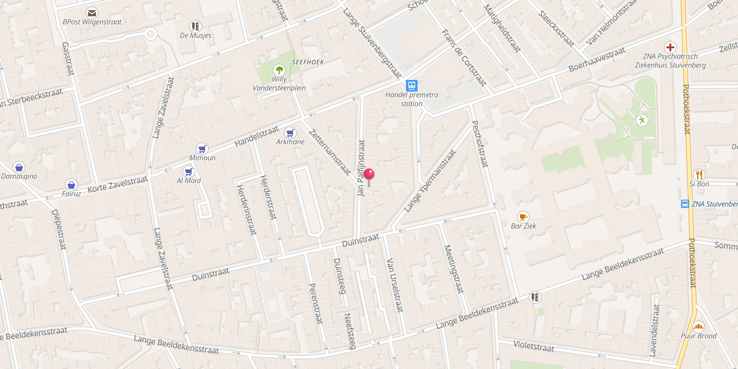Carte de localisation : El Mouslimine