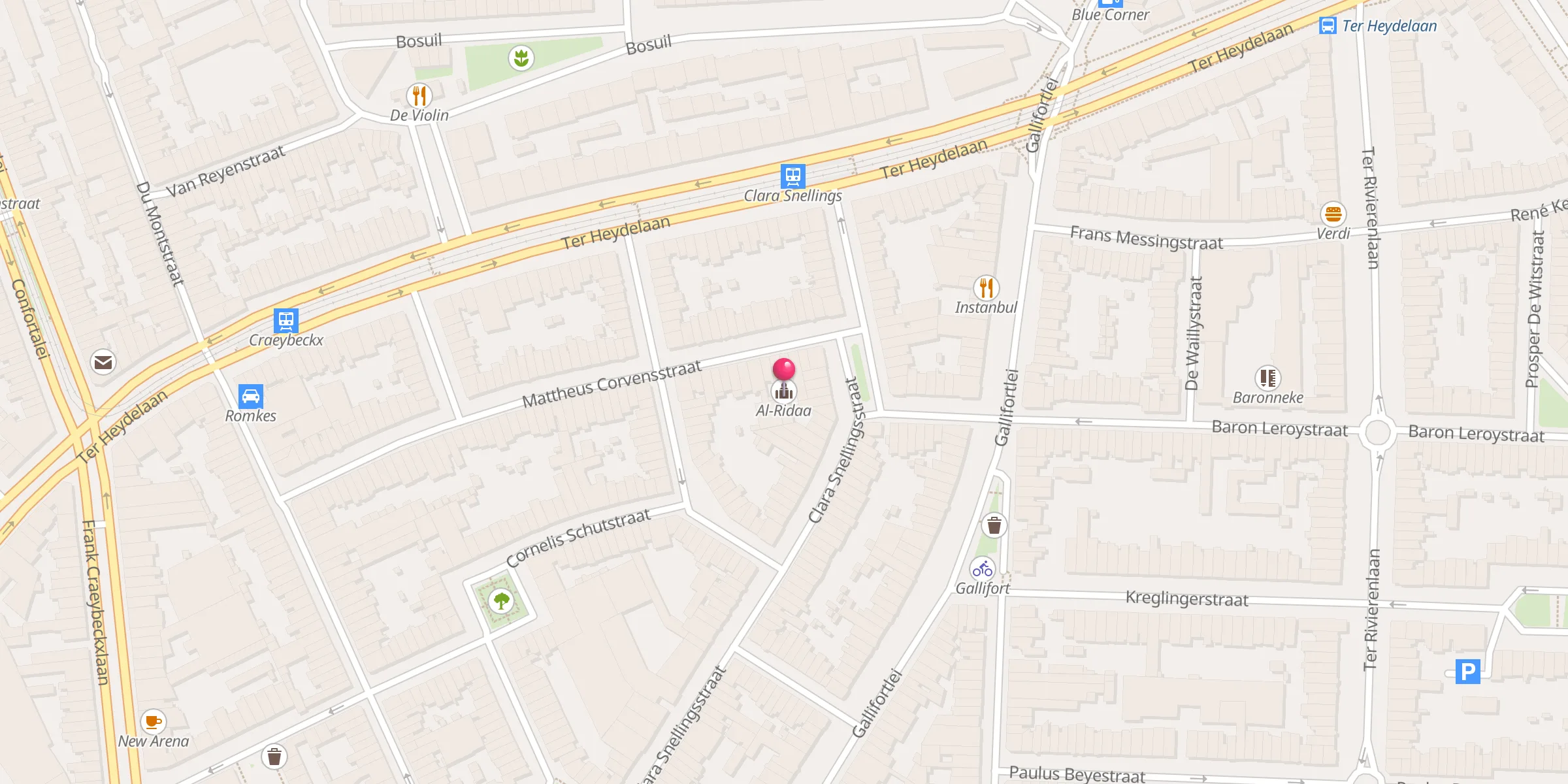 Carte de localisation : Al-Ridaa
