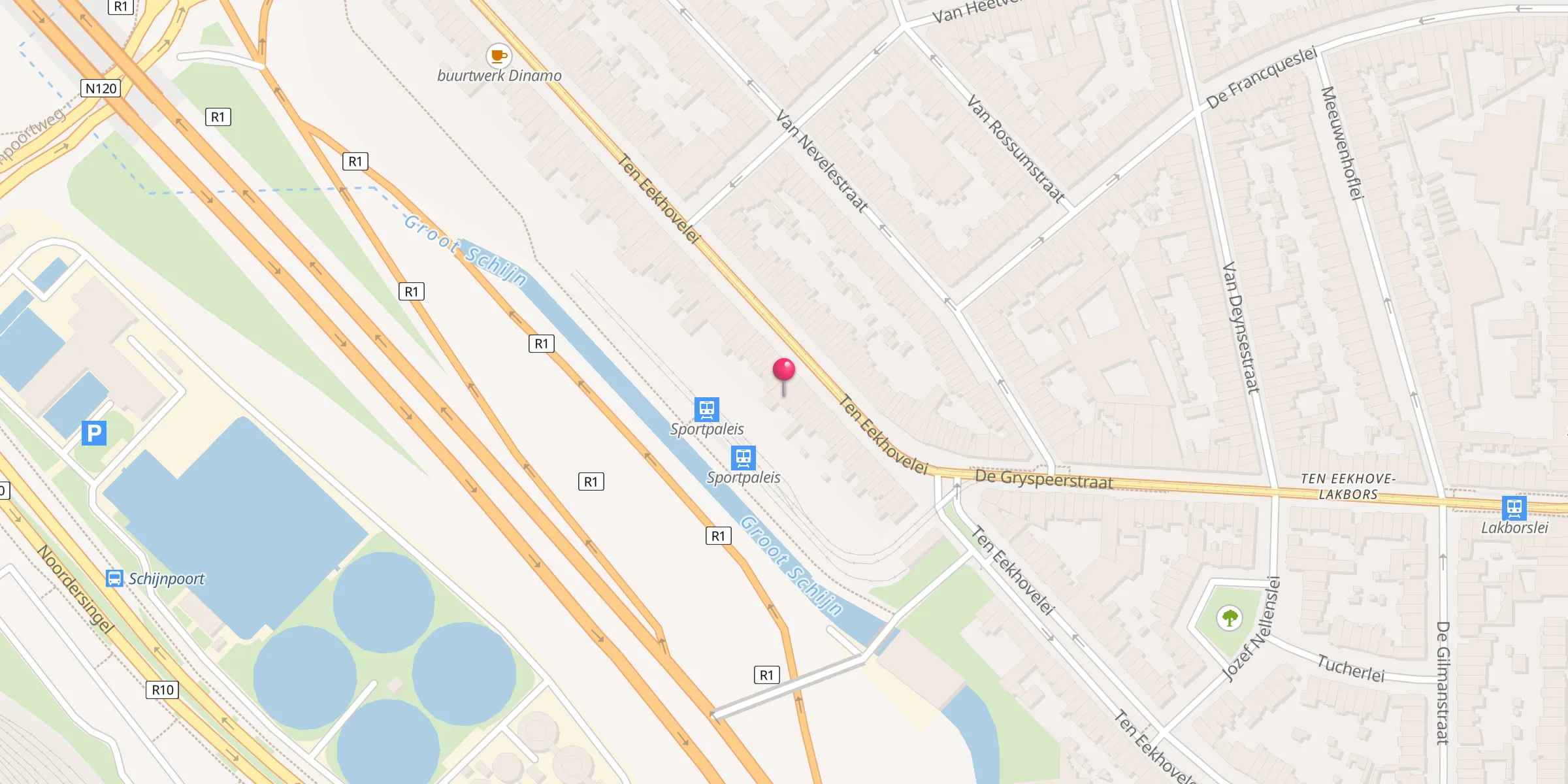 Carte de localisation : Ikc Gazi Husrev-beg Antwerpen