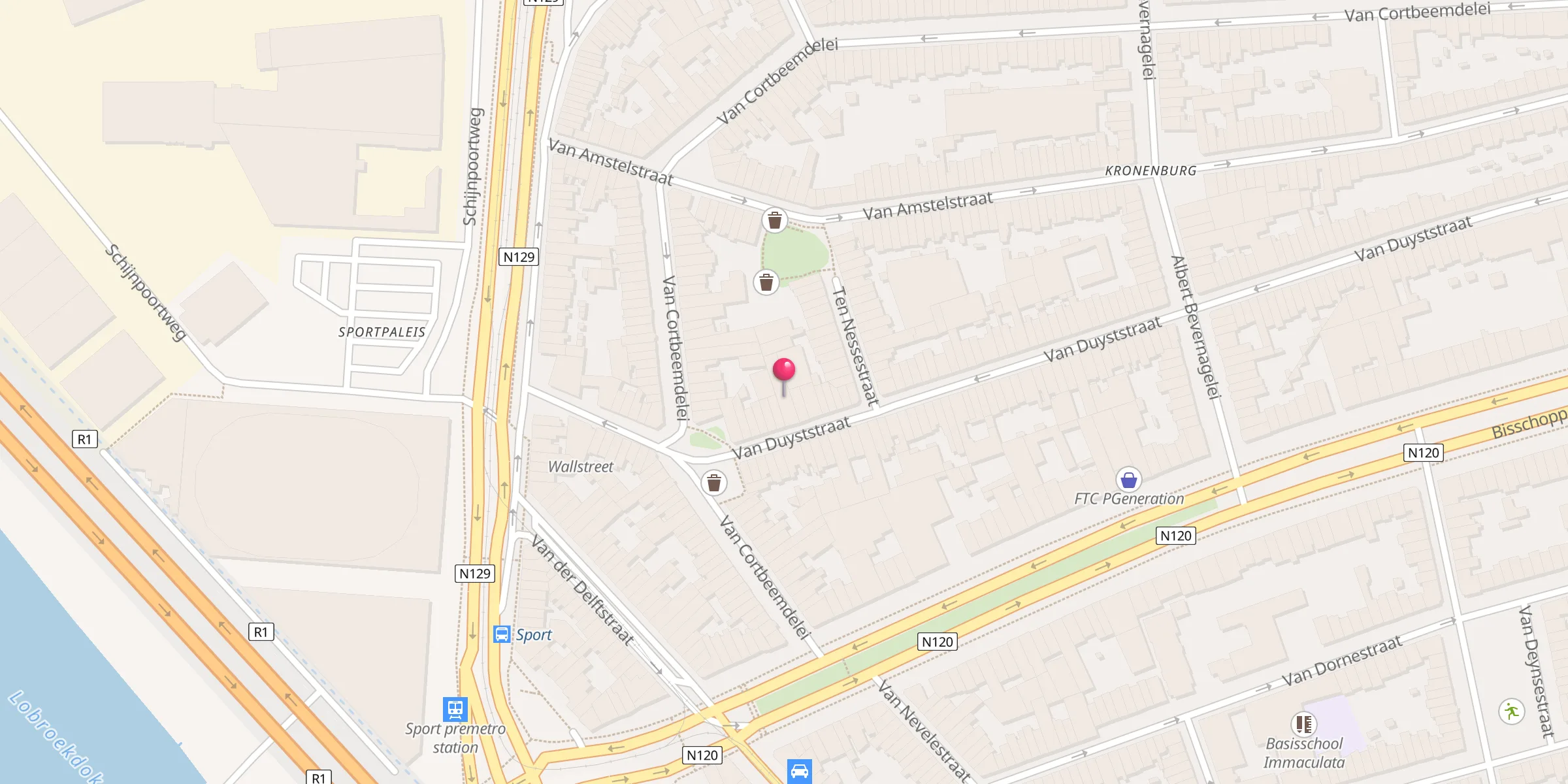 Carte de localisation : Moskee Attaqwa