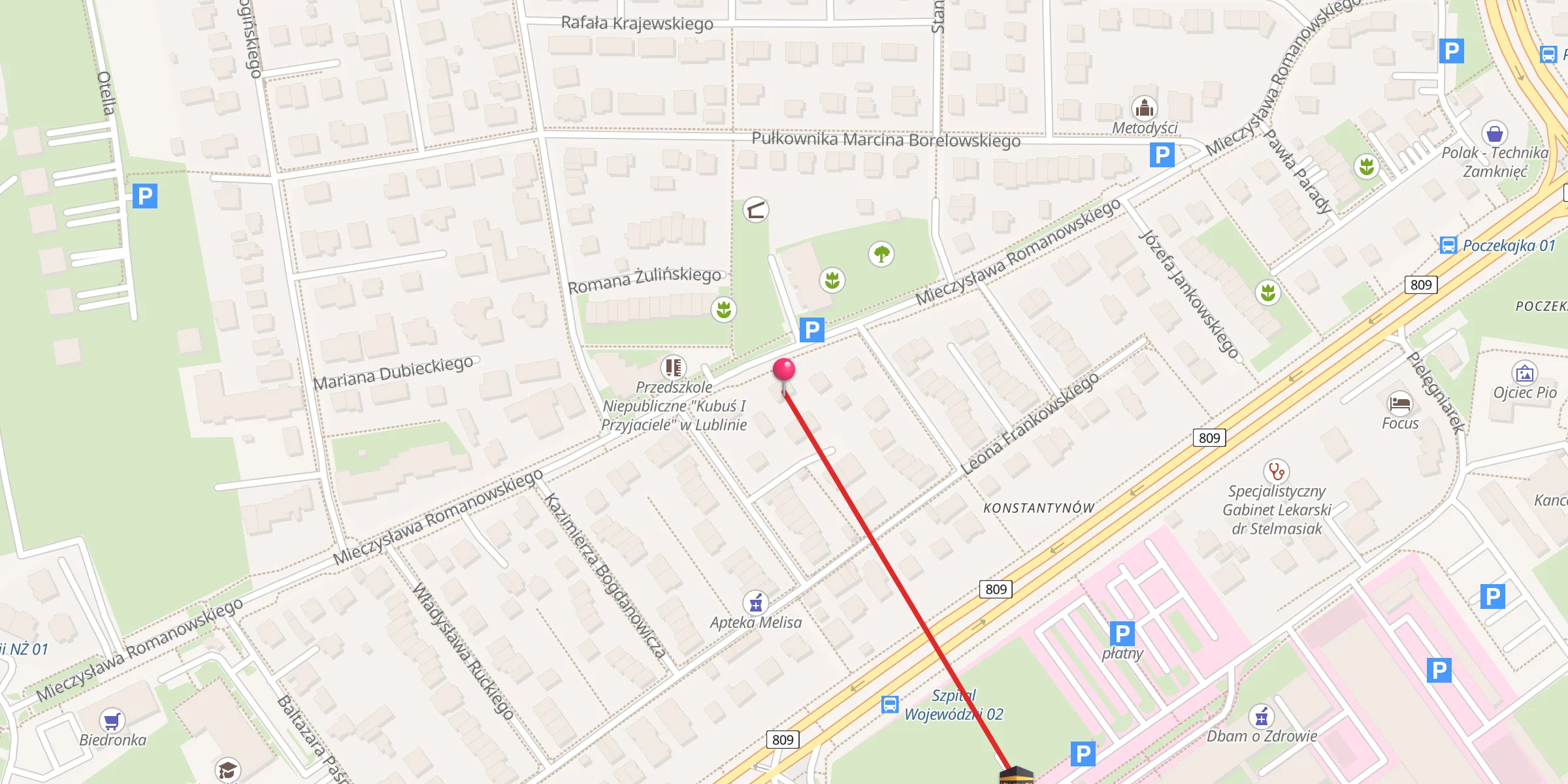 Carte de localisation : Centrum Kultury Islamu
