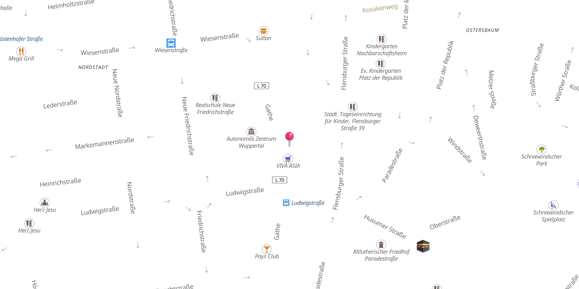 Carte de localisation : Merkez Camii Moschee
