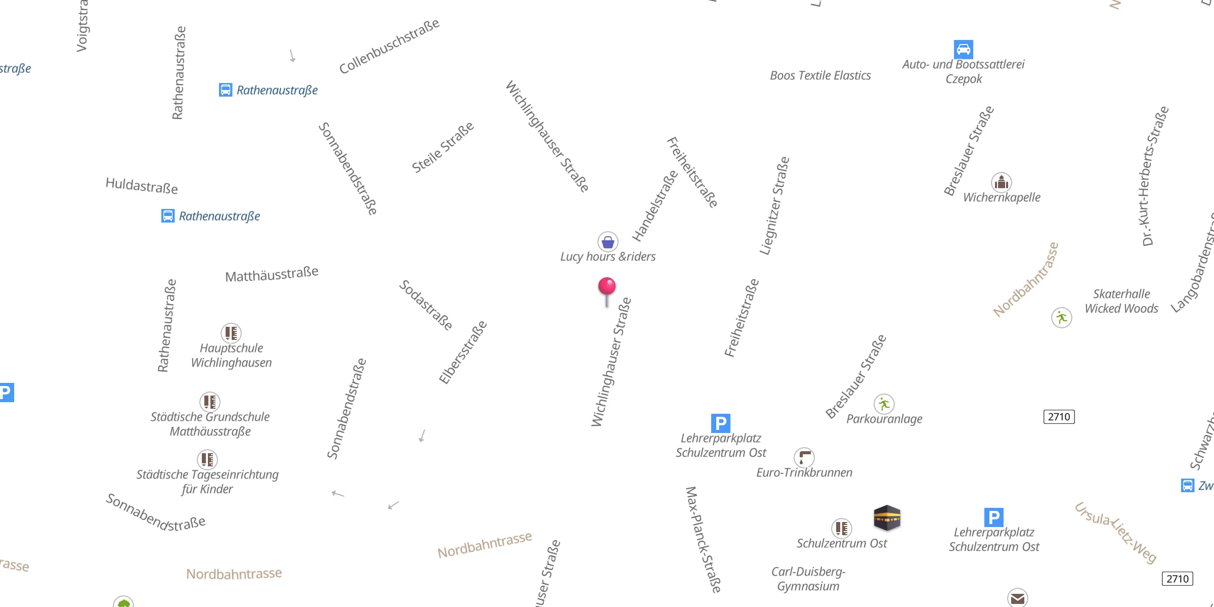 Carte de localisation : Osmanische Moschee