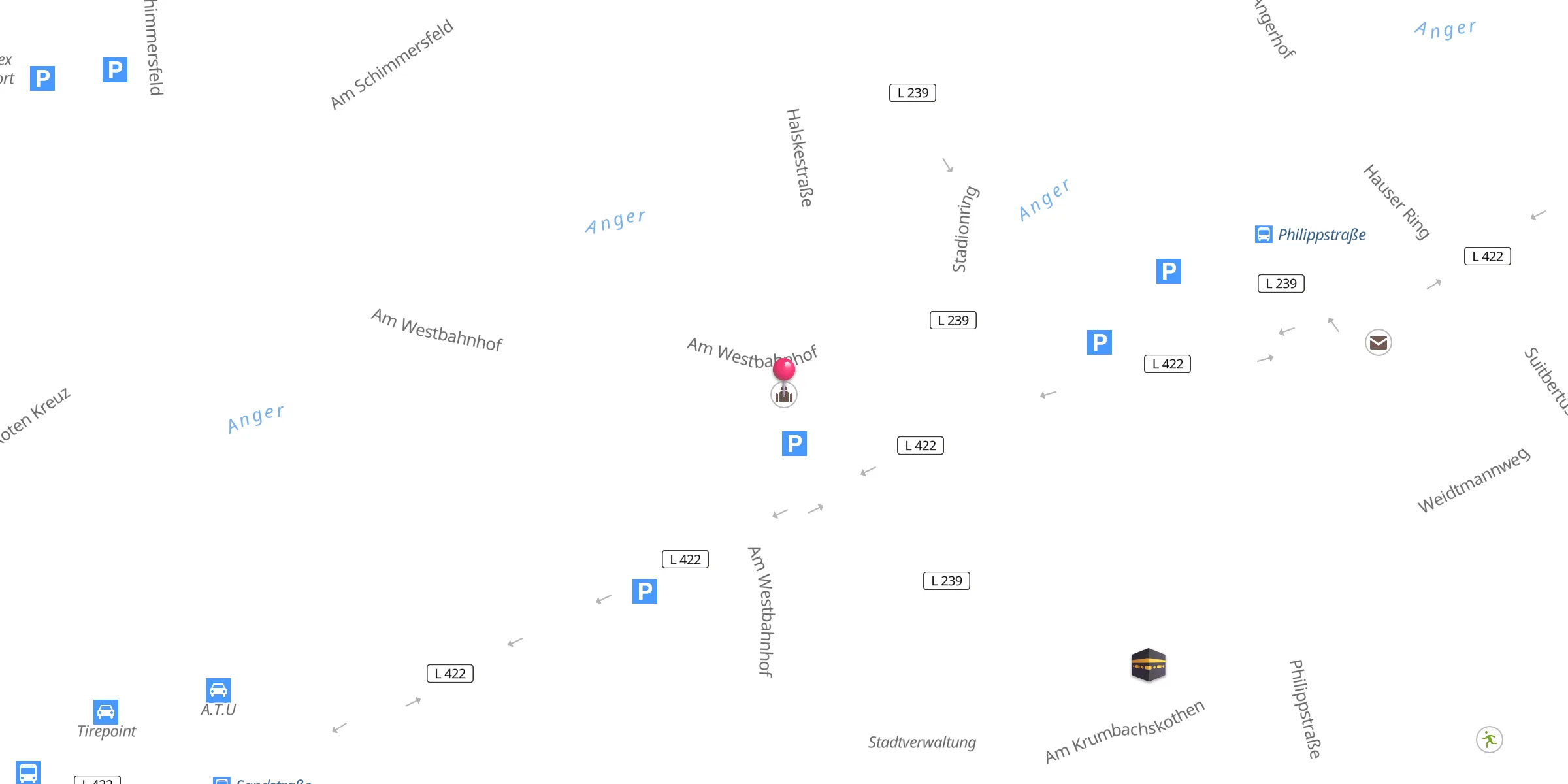 Carte de localisation : Mosquée