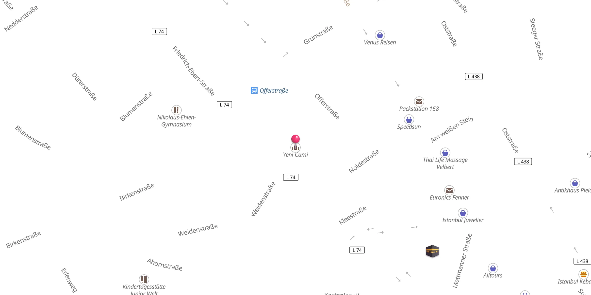 Carte de localisation : Yeni Cami