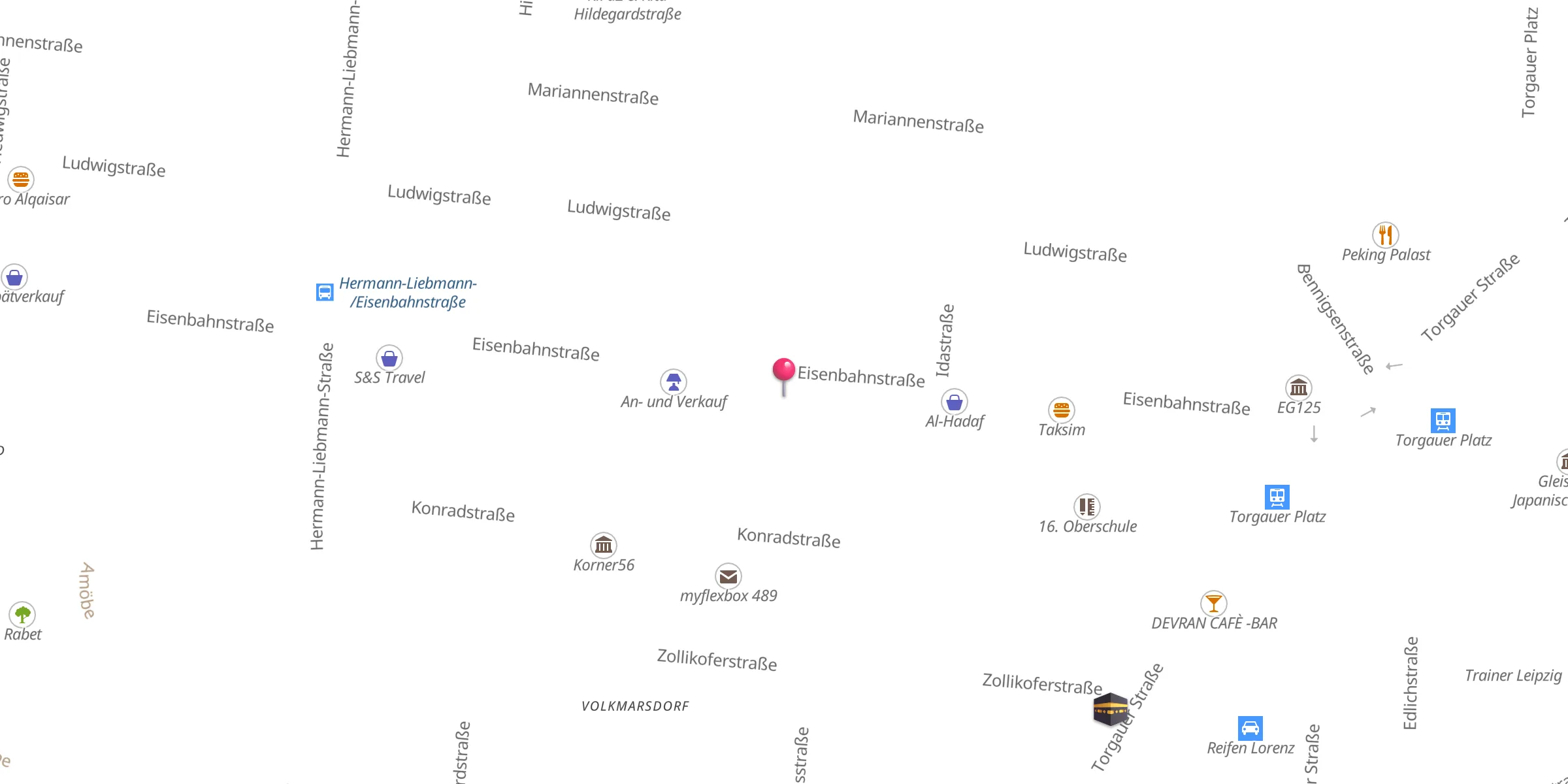 Carte de localisation : Ahmadiyya-Gemeinde