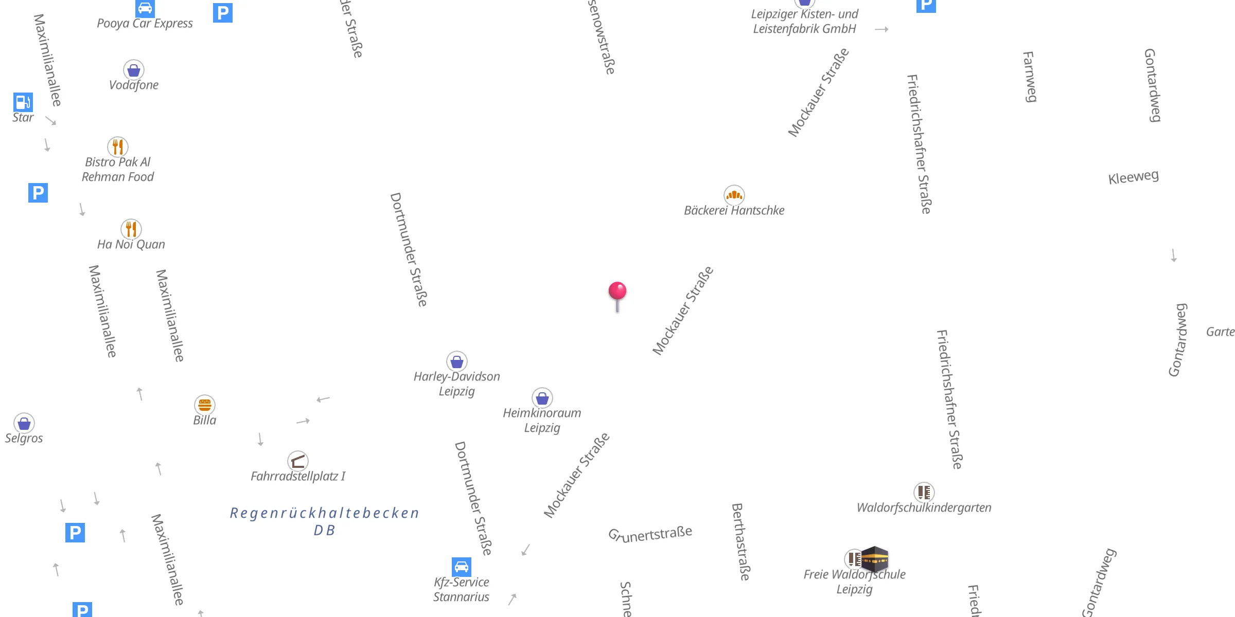 Carte de localisation : Bilal-Moschee