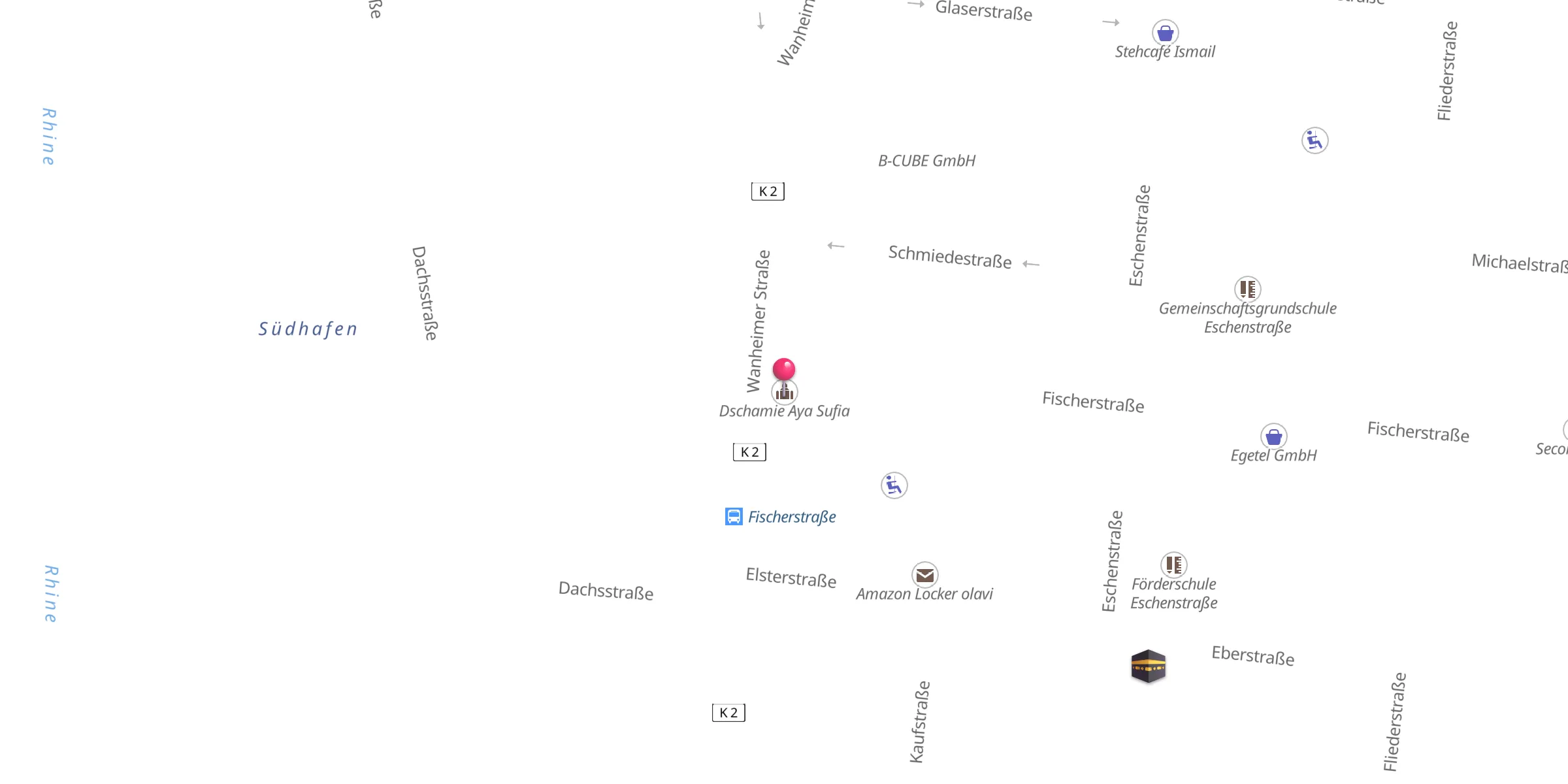 Carte de localisation : Dschamie Aya Sufia