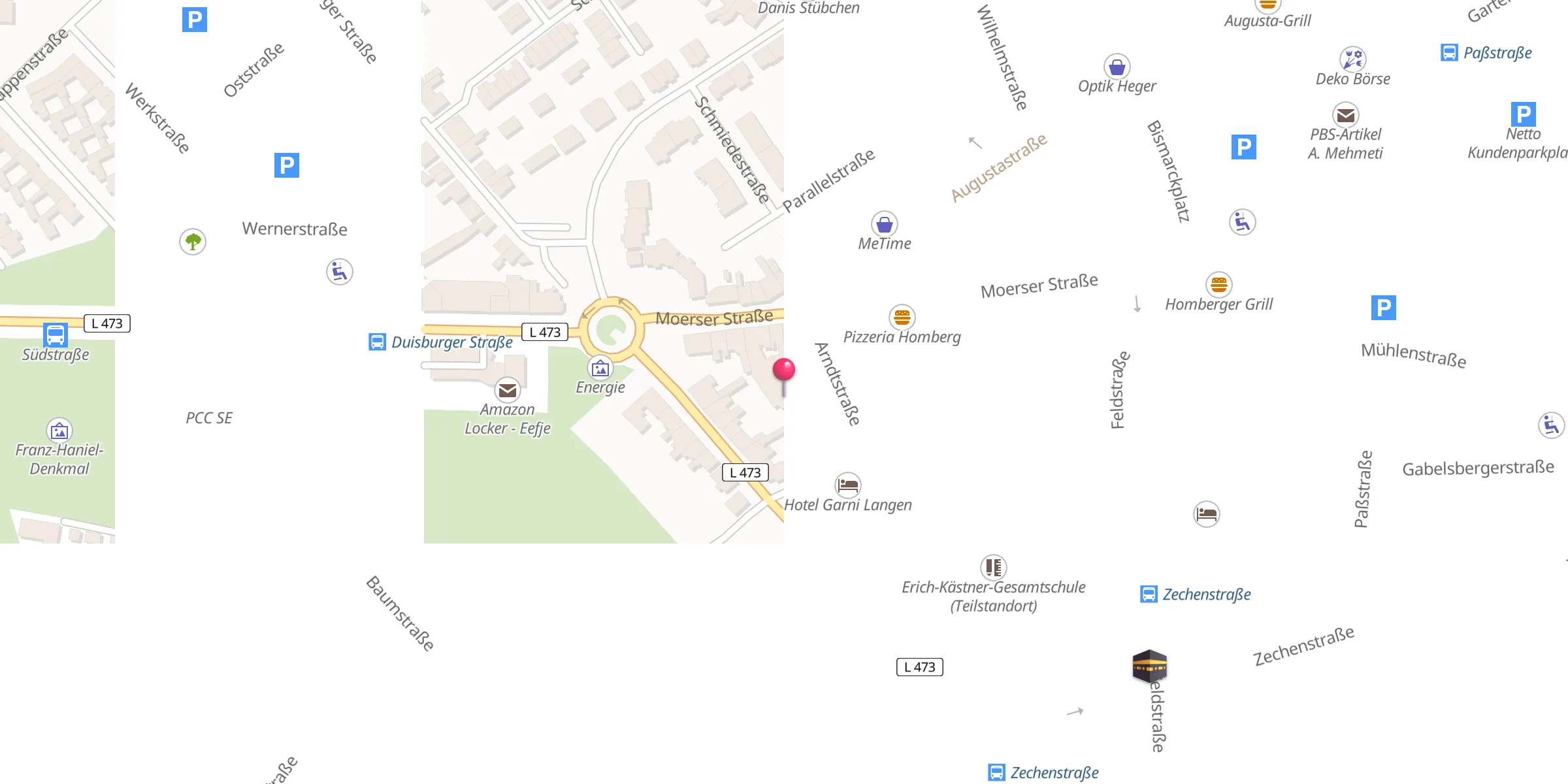 Carte de localisation : Homburger Verein zur Förderung der Bildung und Kultur e. V.