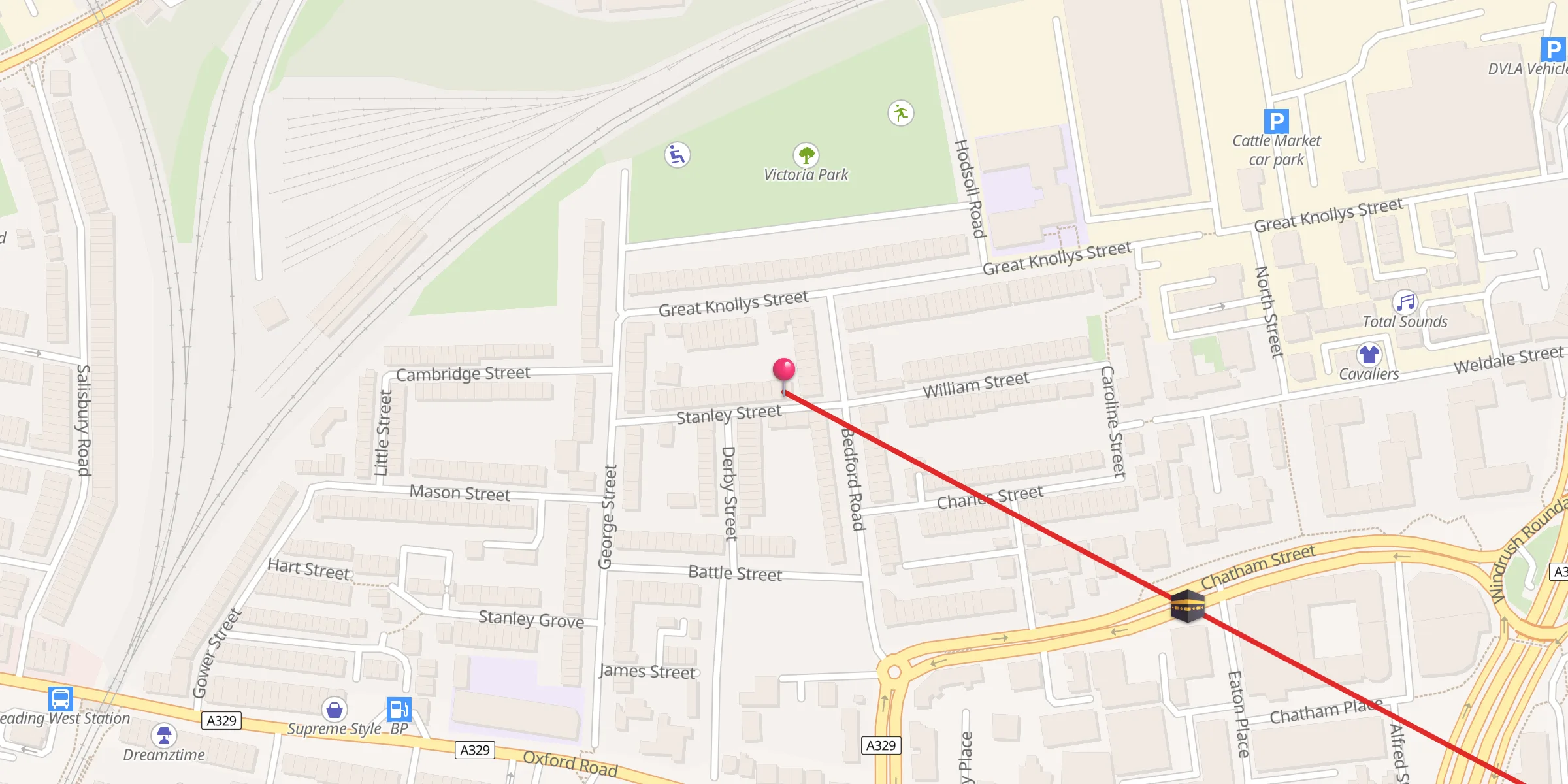 Carte de localisation : ShahJalaal Islamic Centre