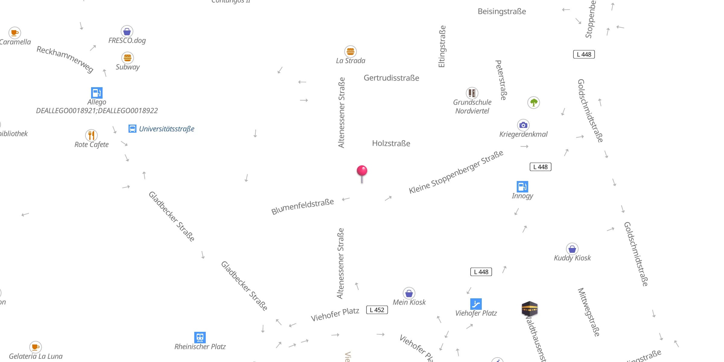 Carte de localisation : Mosquée