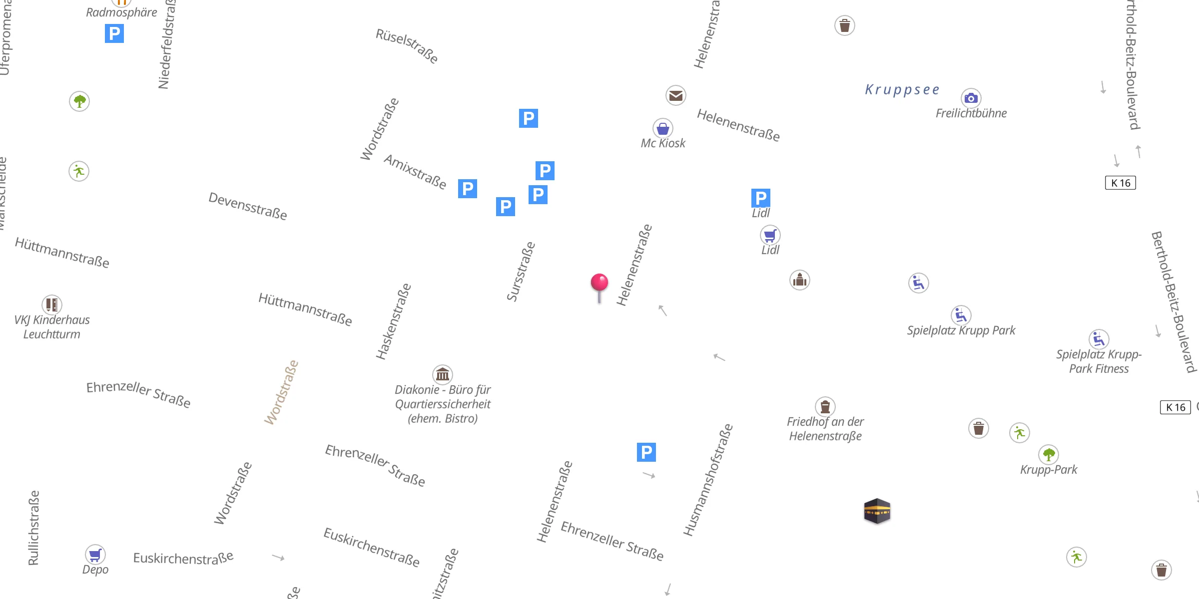 Carte de localisation : Ditib - Bin Merkez Camii