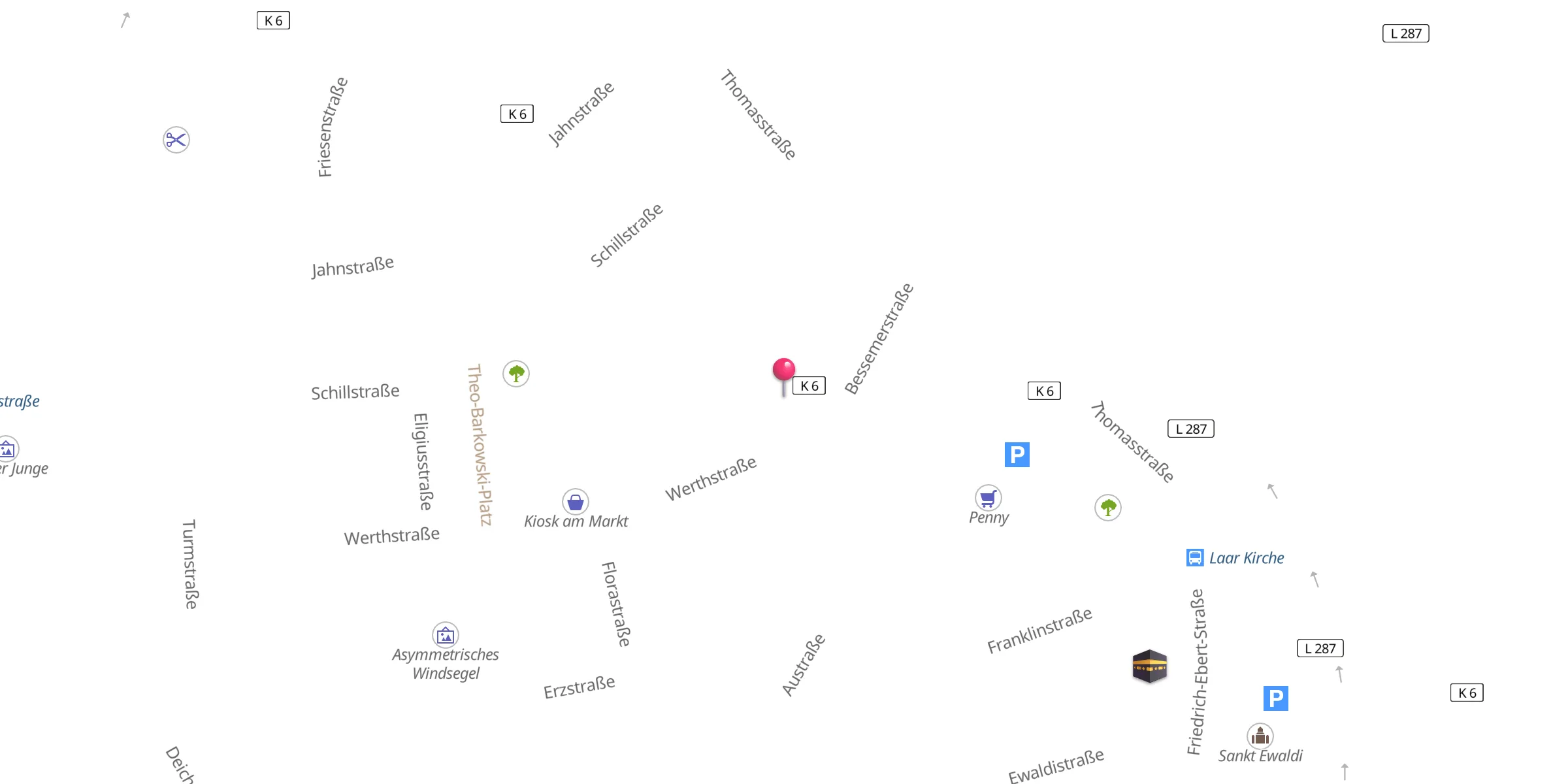 Carte de localisation : Islamische Kulturgemeinde