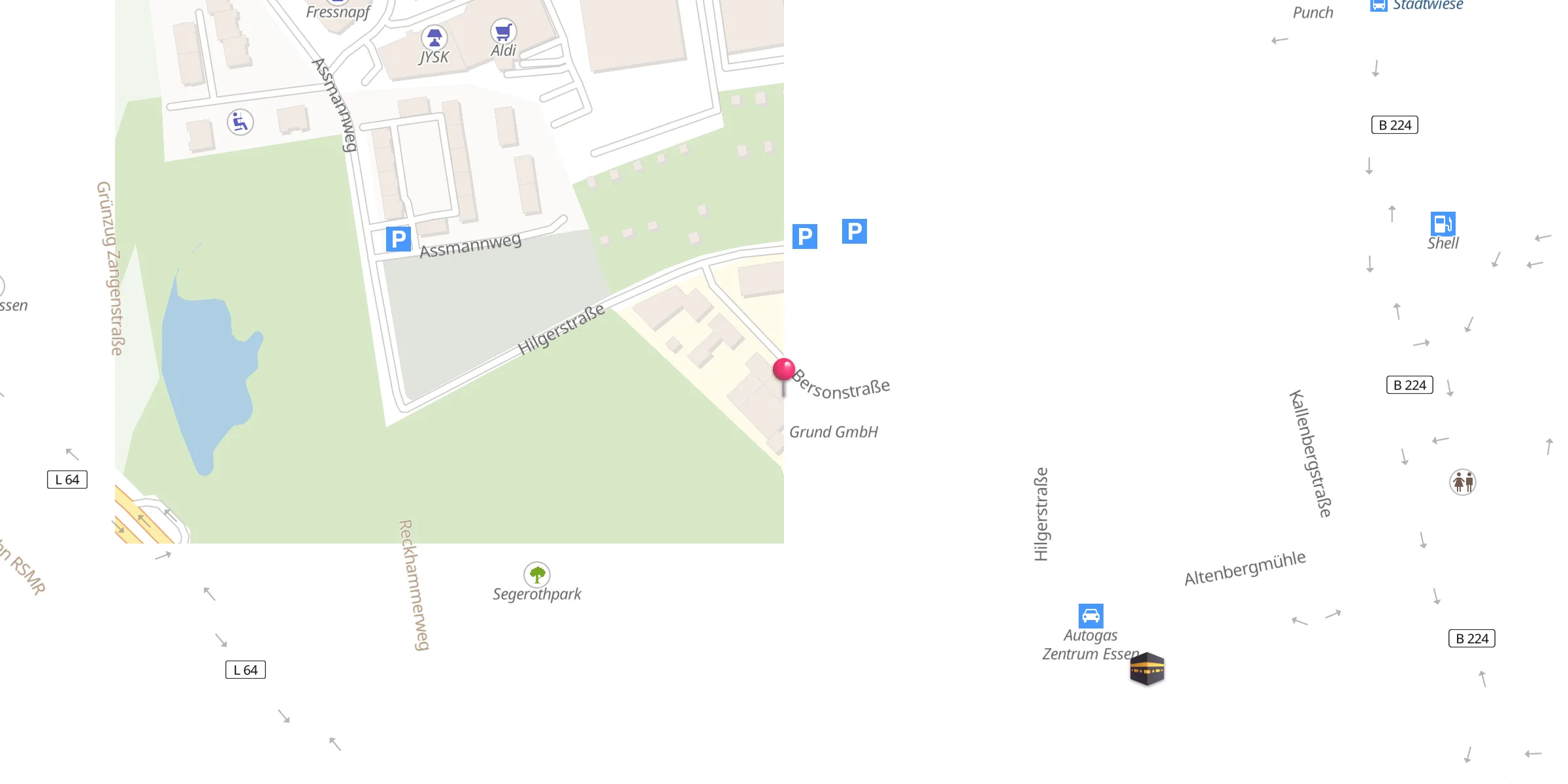 Carte de localisation : Alfaruq Moschee