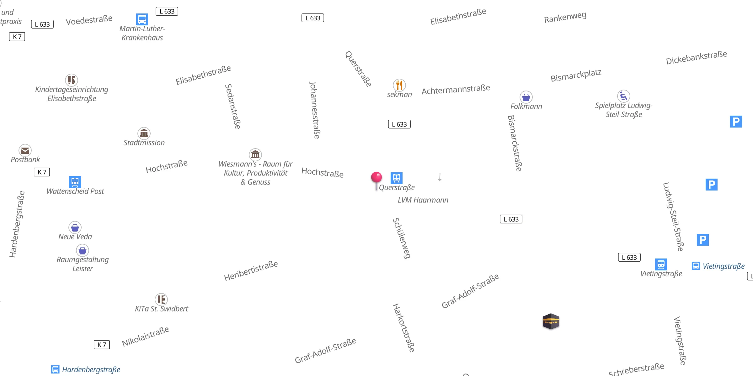 Carte de localisation : Kultur Center Bosna Bochum e.V.