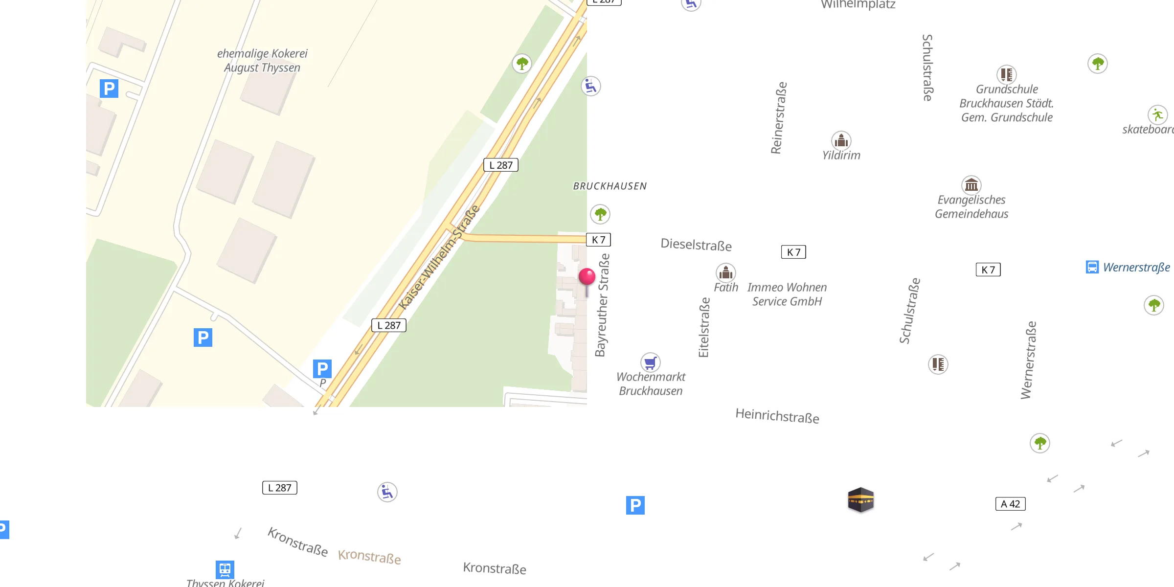 Carte de localisation : Masjid Al Nour e.V