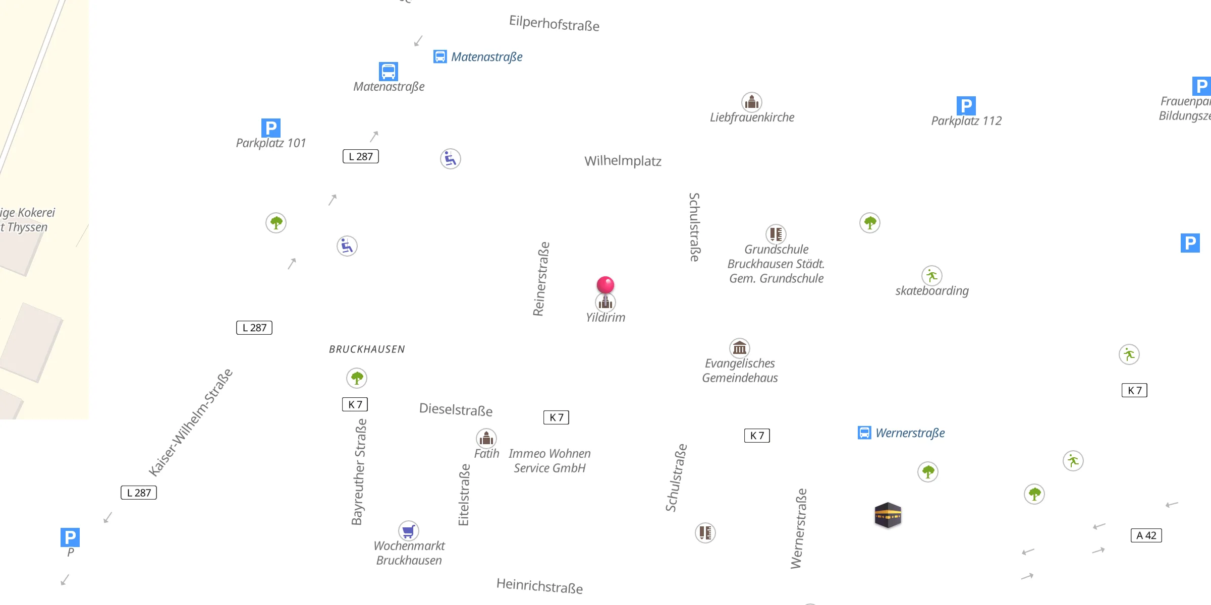 Carte de localisation : Yildirim