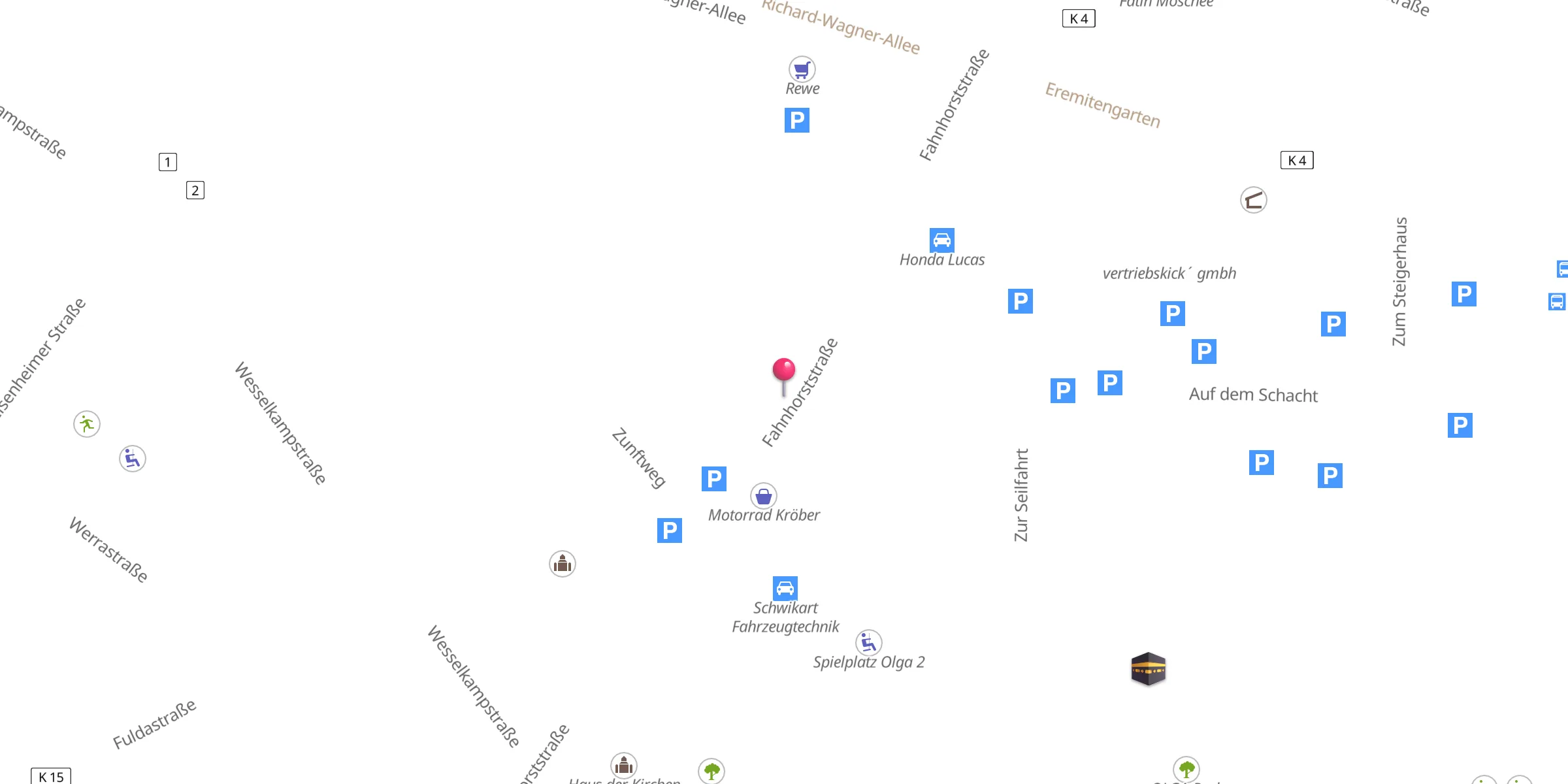 Carte de localisation : Islamische Gemeinschaft