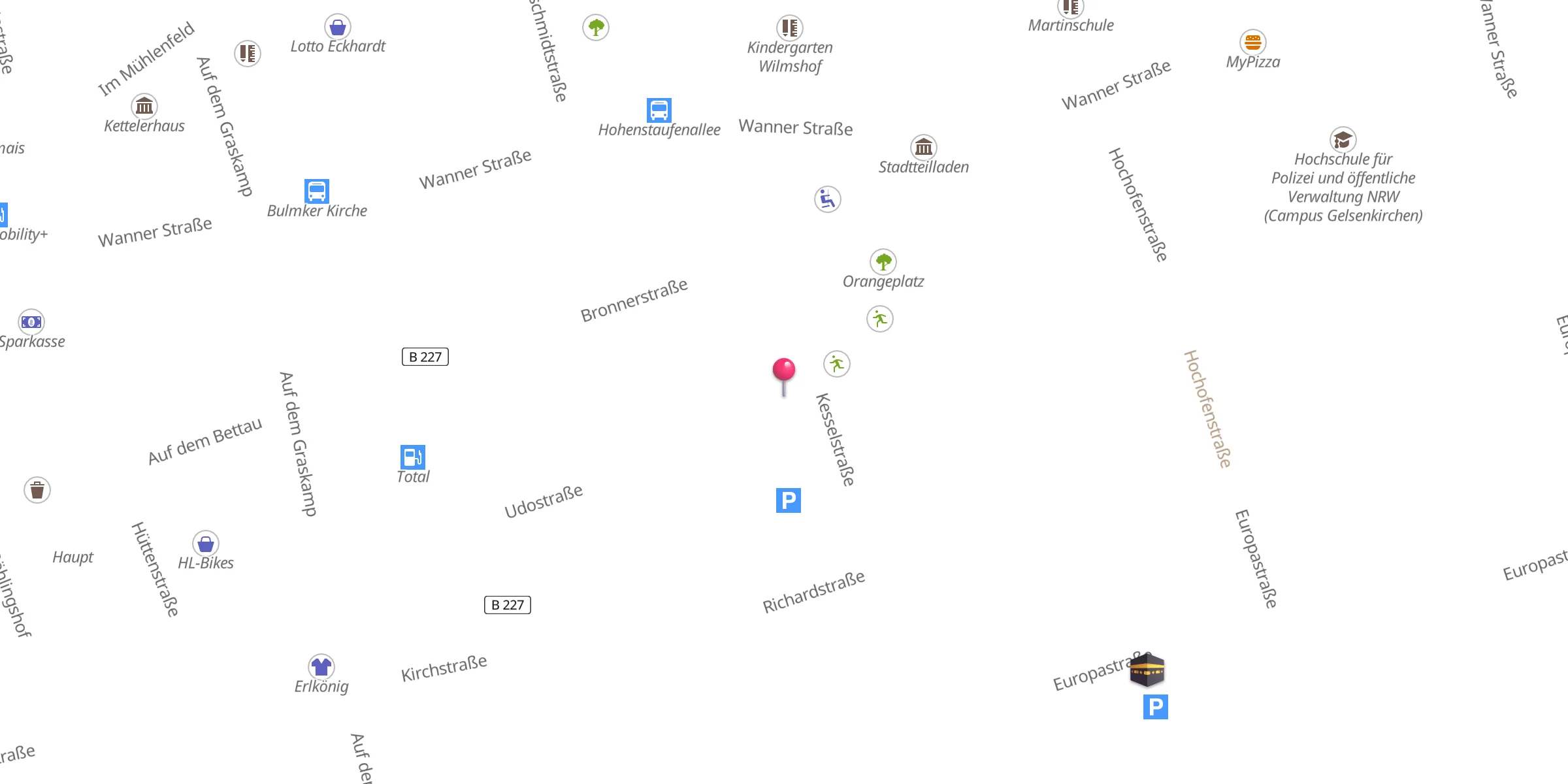 Carte de localisation : Tugra Kultur Zentrum