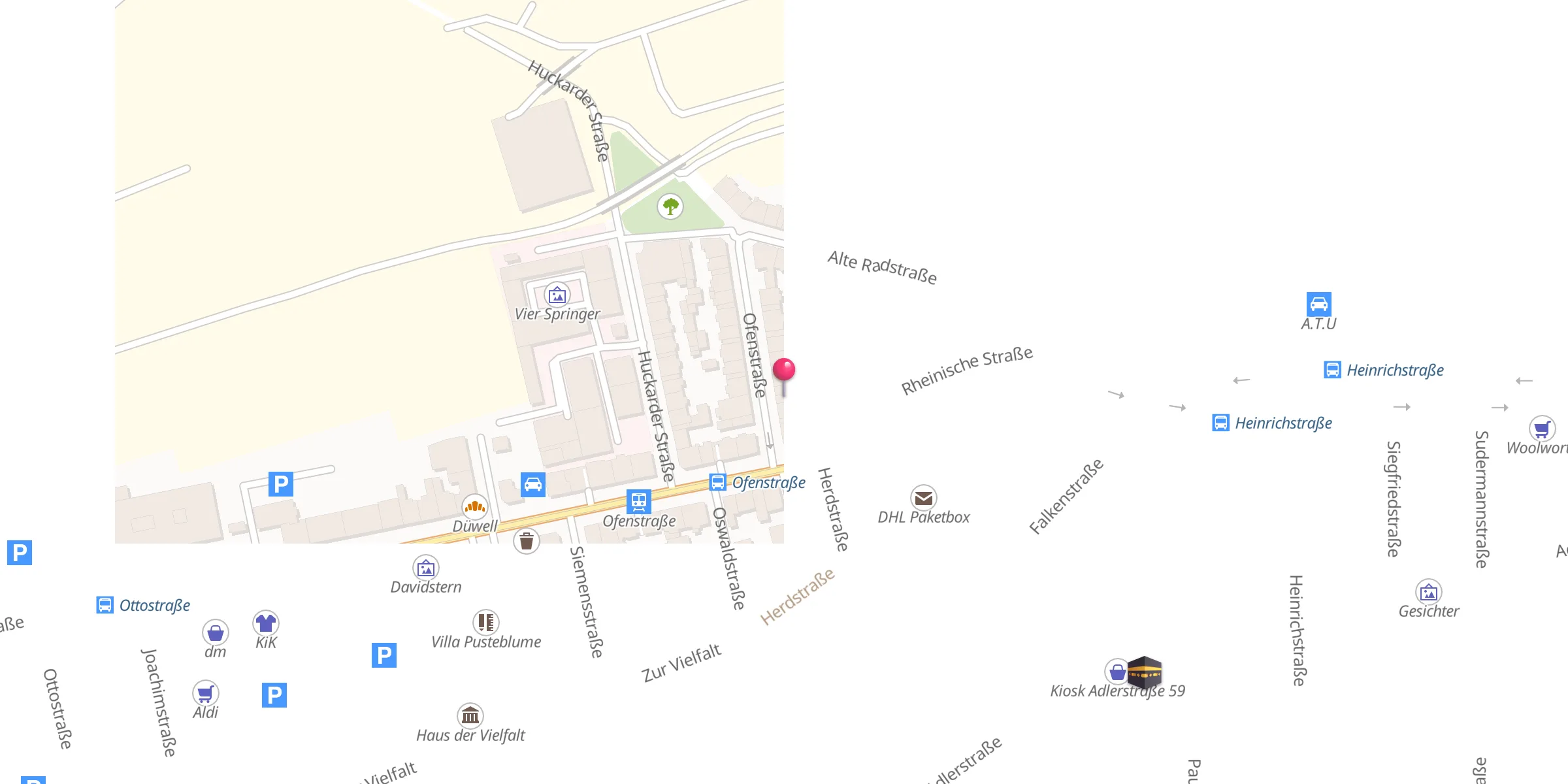 Carte de localisation : Sultan Ahmet Camii - Islamischer Verein Dortmund e.V.