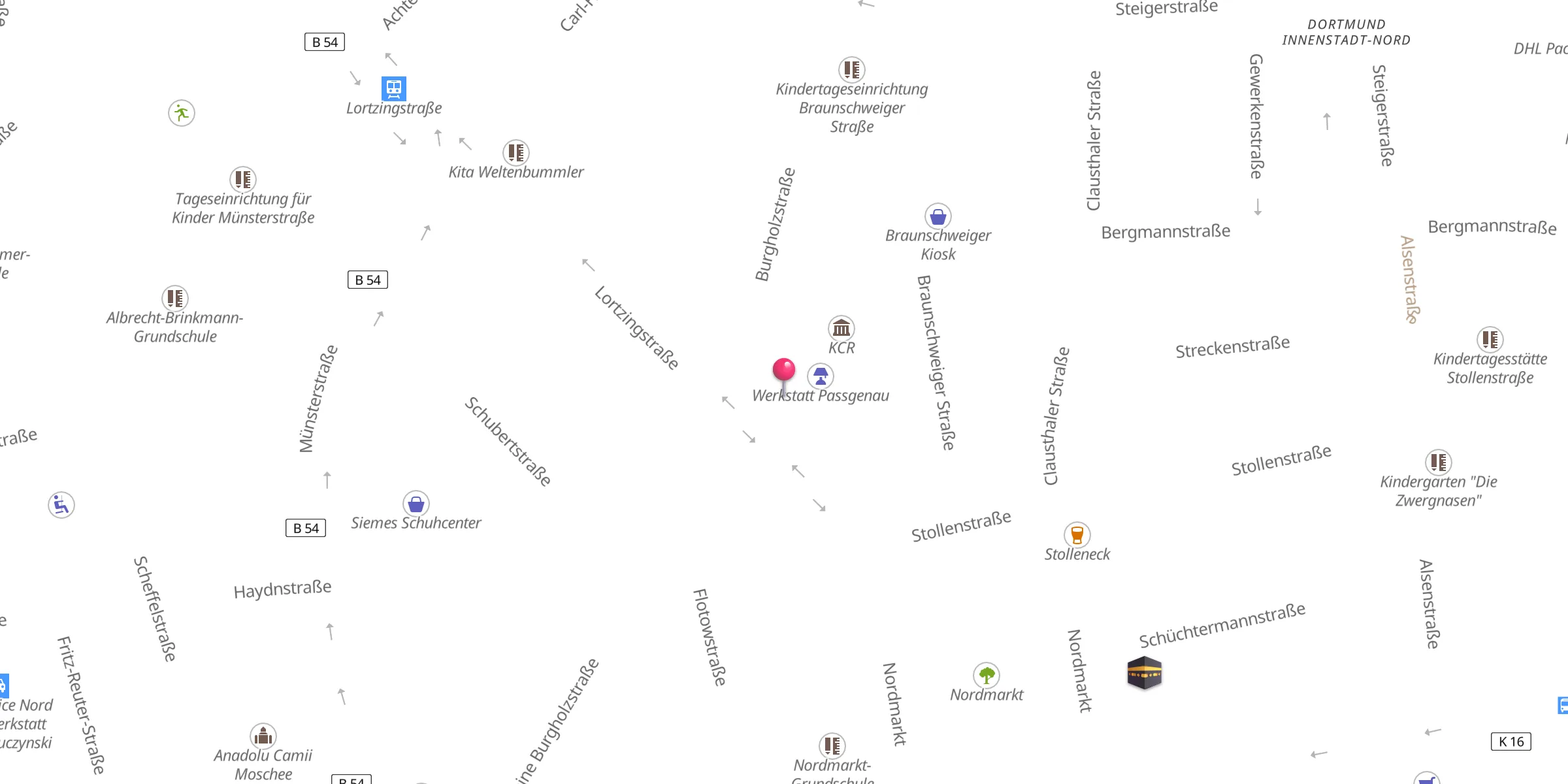 Carte de localisation : Darussalam Moschee