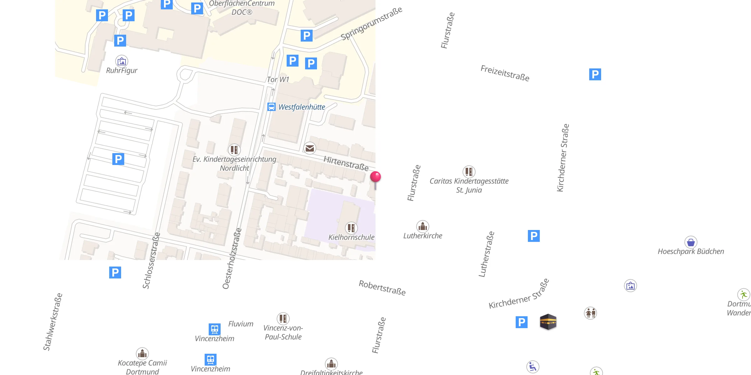Carte de localisation : Omar Ibn Al-Khattab Moschee - islamisch marokkanisches Kulturzentrum e.V.