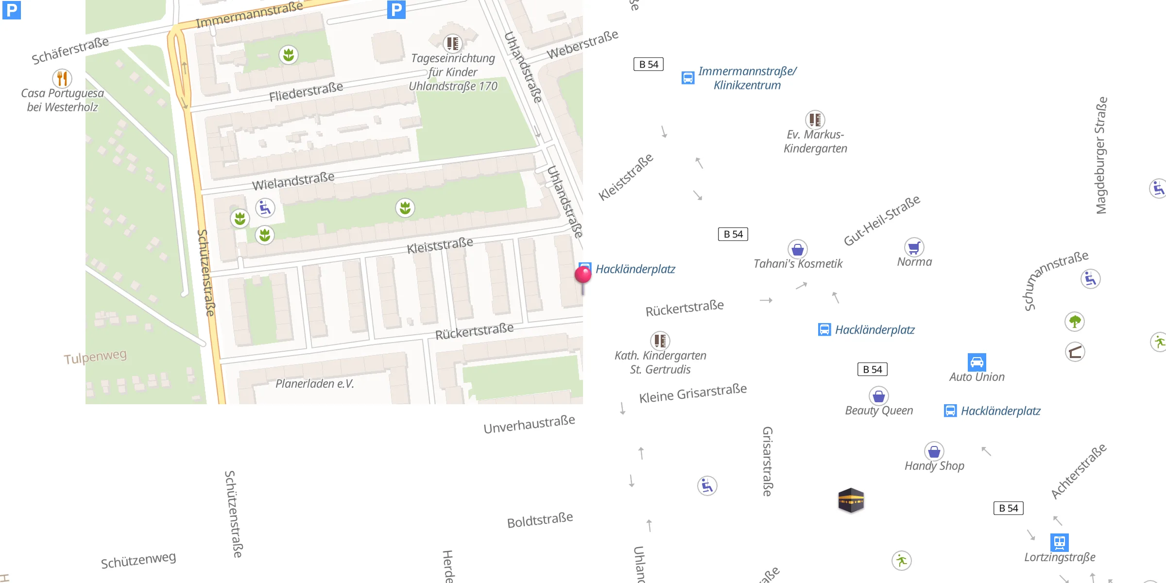 Carte de localisation : Hanif Moschee / Bildungszentrum e.V.