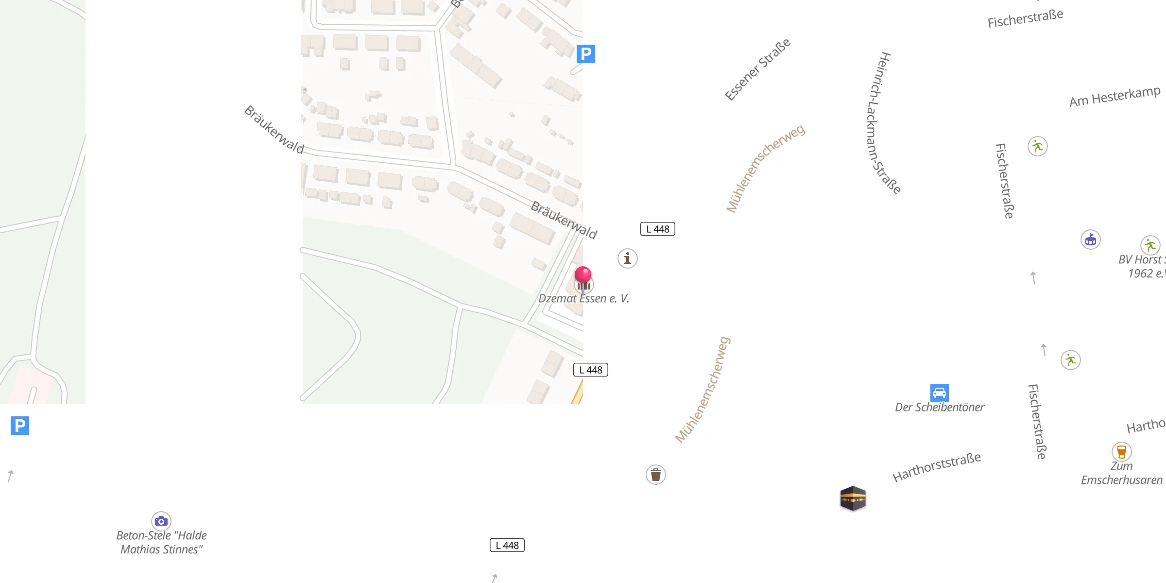 Carte de localisation : Dzemat Essen e. V.