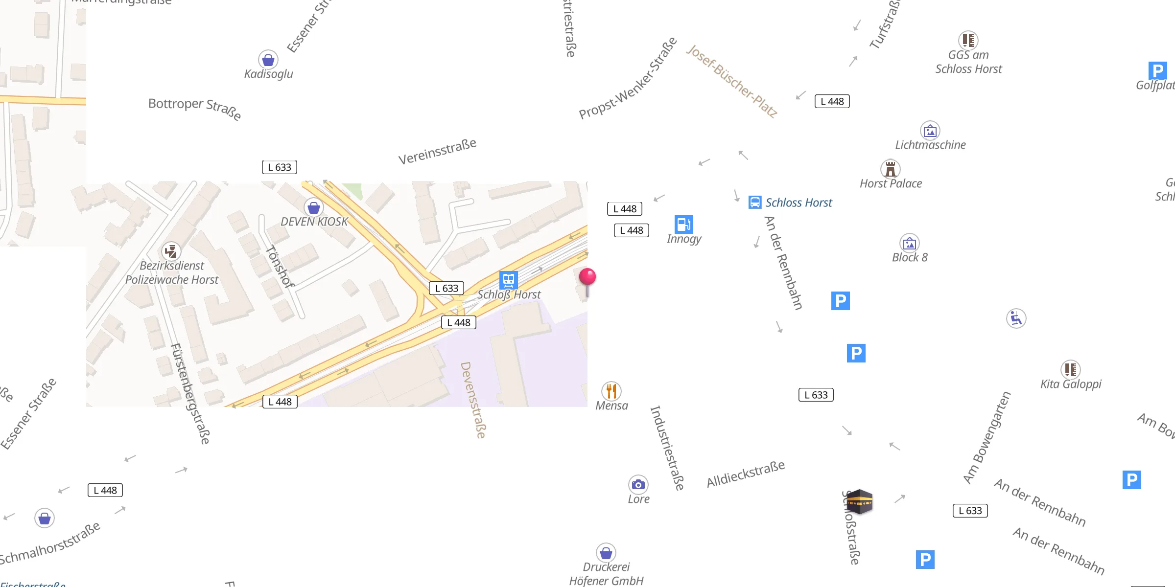Carte de localisation : VIKZ Moscheegemeinde Horst