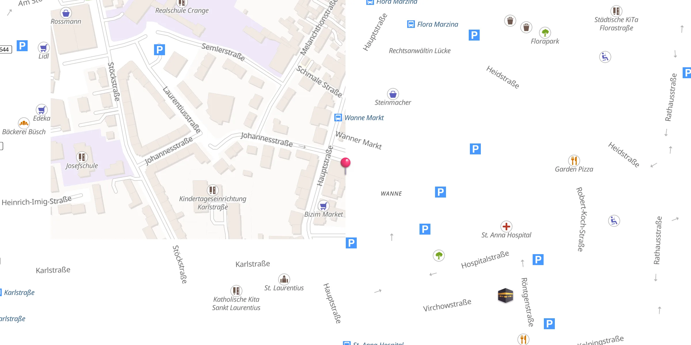 Carte de localisation : Mosquée
