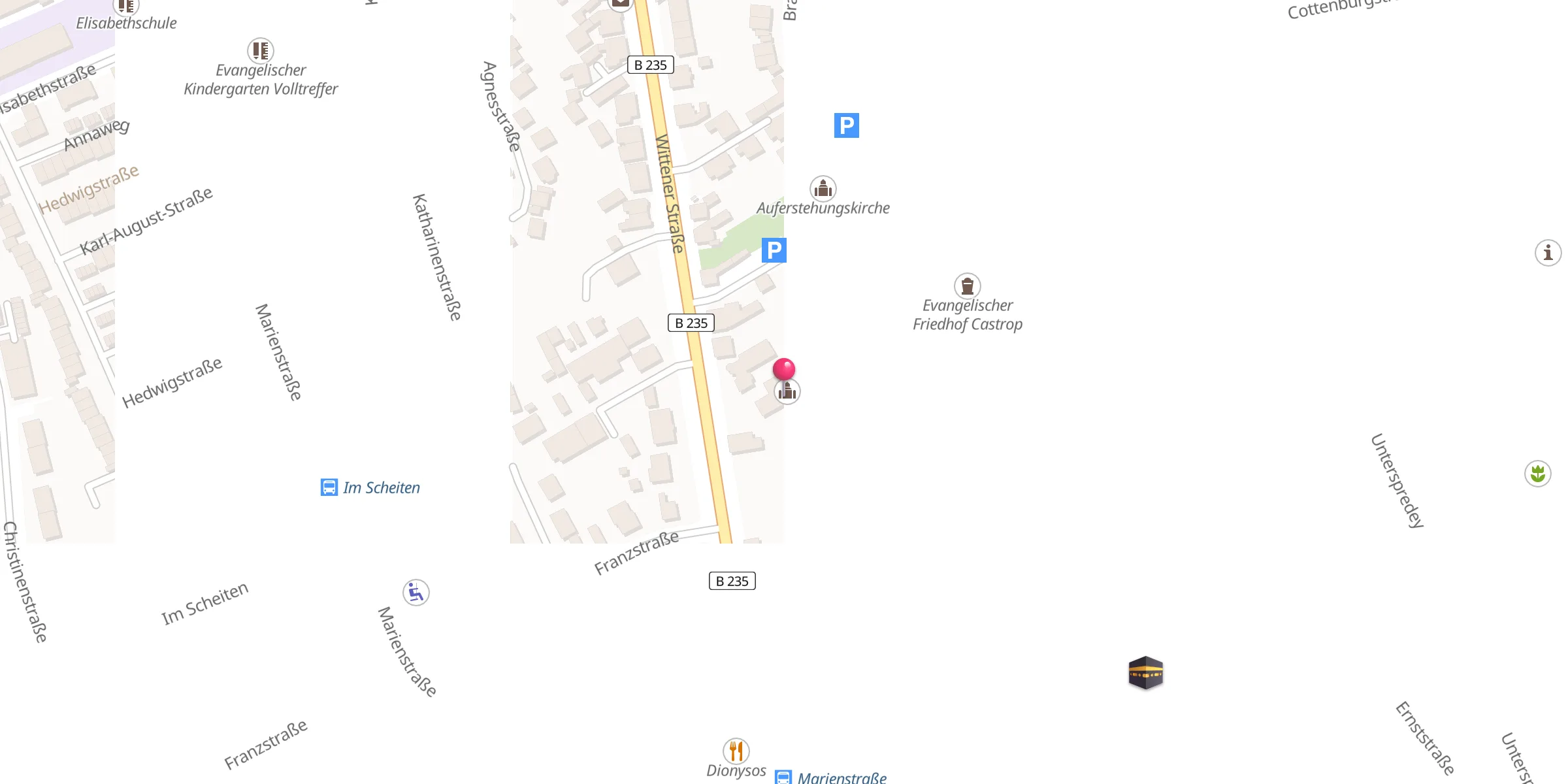 Carte de localisation : Mosquée