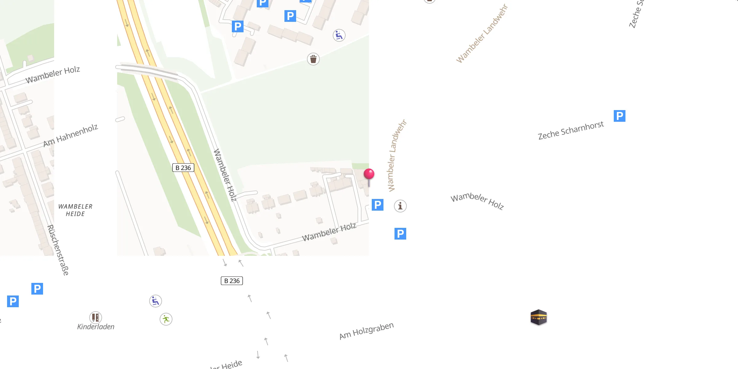 Carte de localisation : DITIB Ayasofya Moschee Scharnhorst