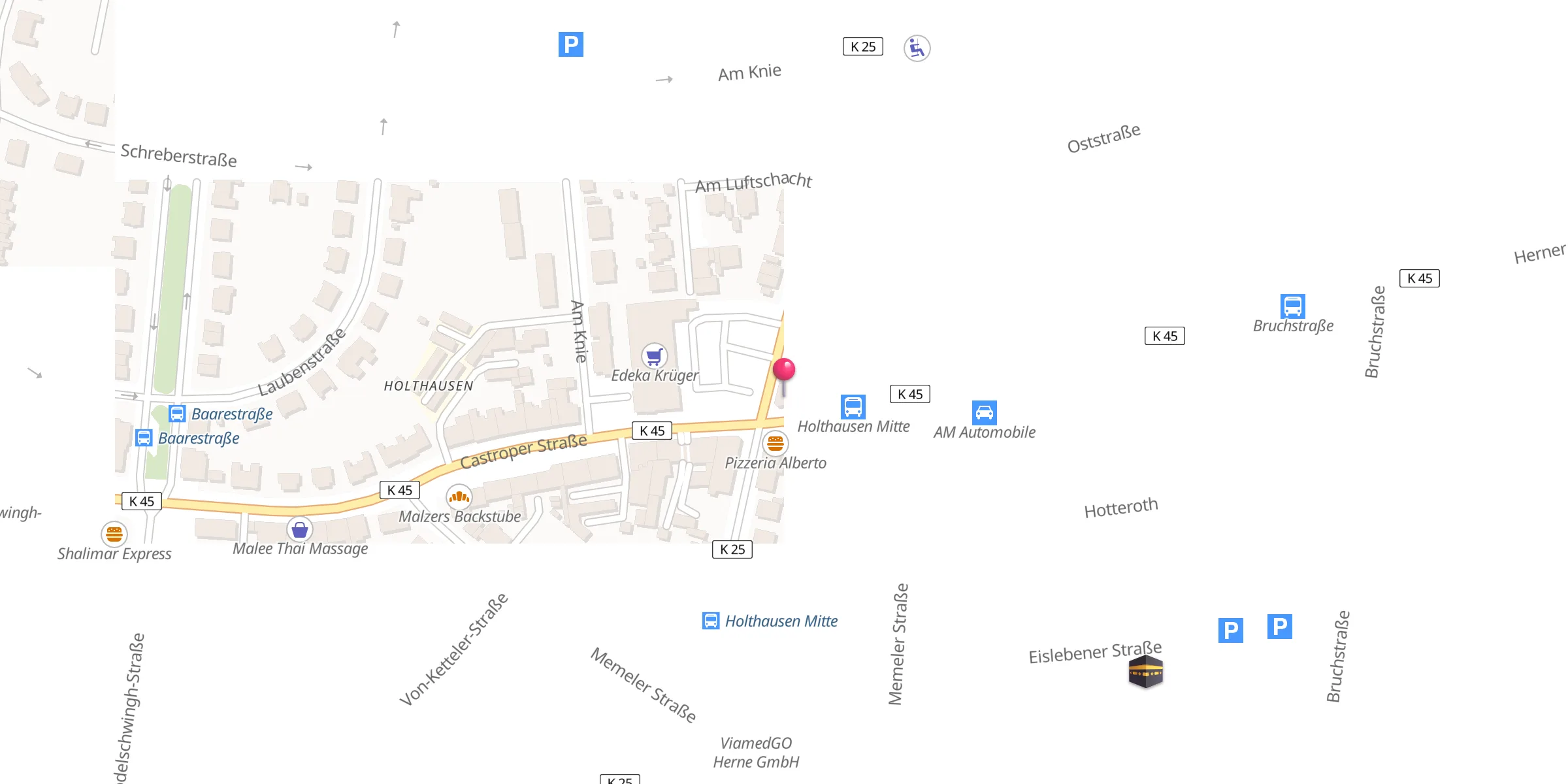 Carte de localisation : Holthausener Bildung und Kulturverein e.V.
