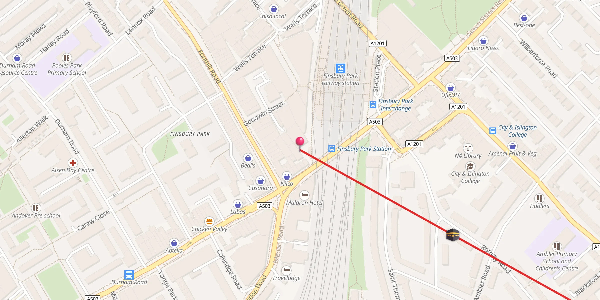 Carte de localisation : Muslim Welfare House