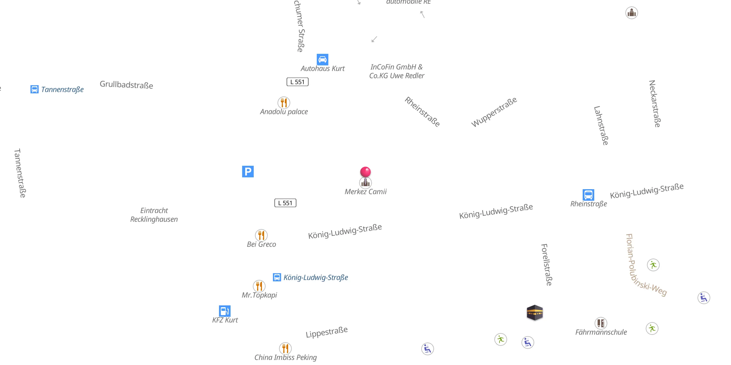 Carte de localisation : Merkez Camii
