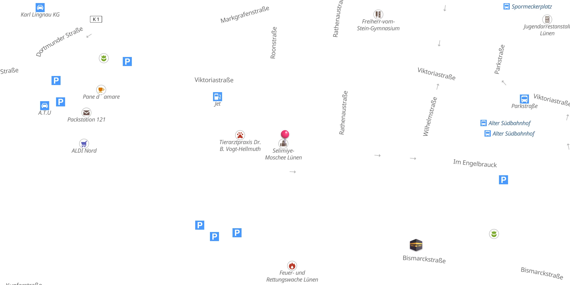 Carte de localisation : Selimiye Moschee