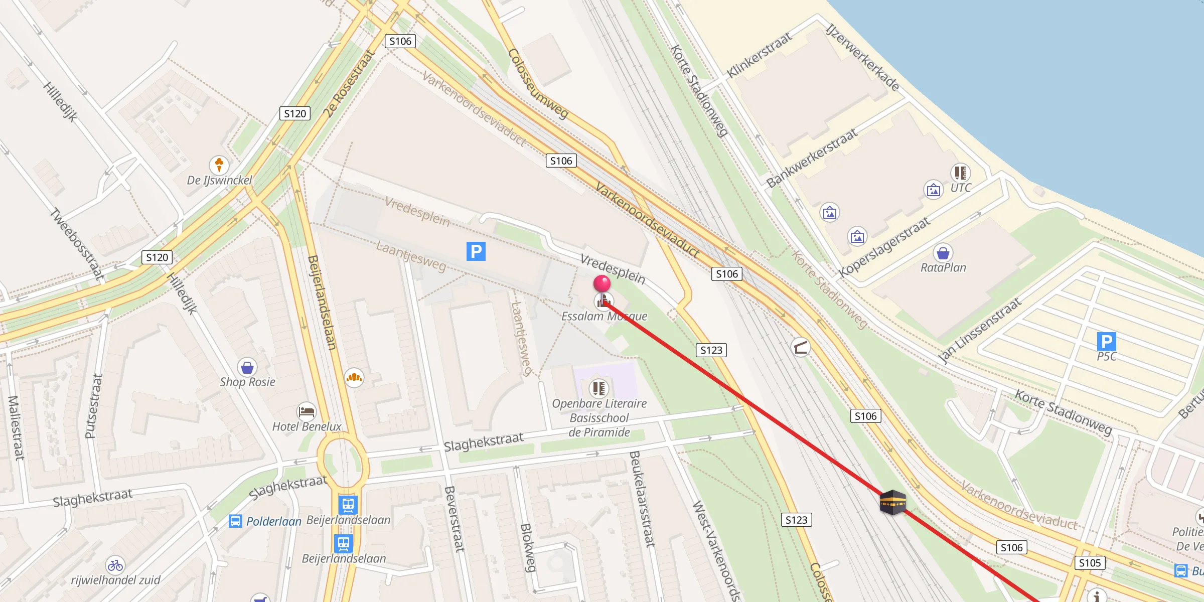 Carte de localisation : Essalam