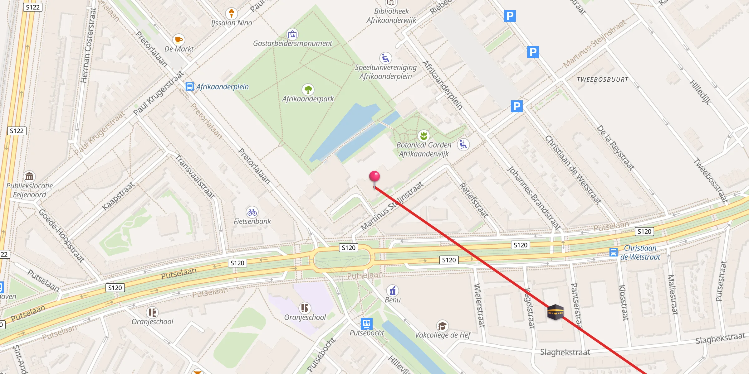 Carte de localisation : Kocatepe Cami