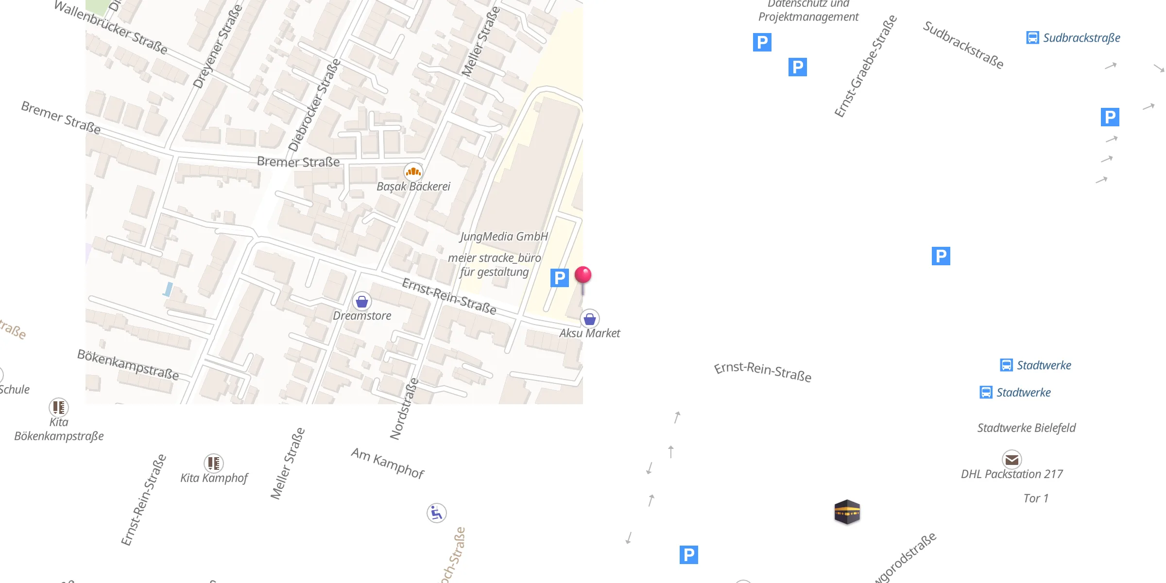 Carte de localisation : Merkez Cami-i