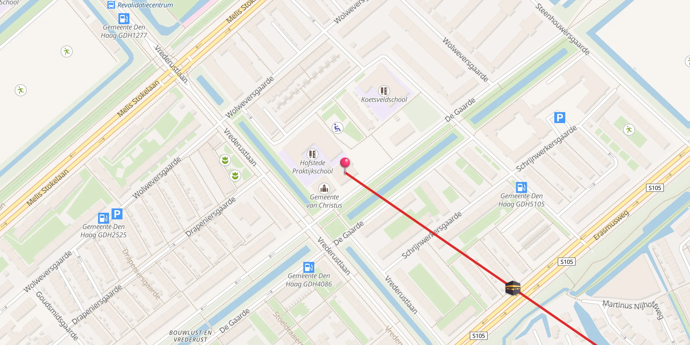 Carte de localisation : Moskee Annour