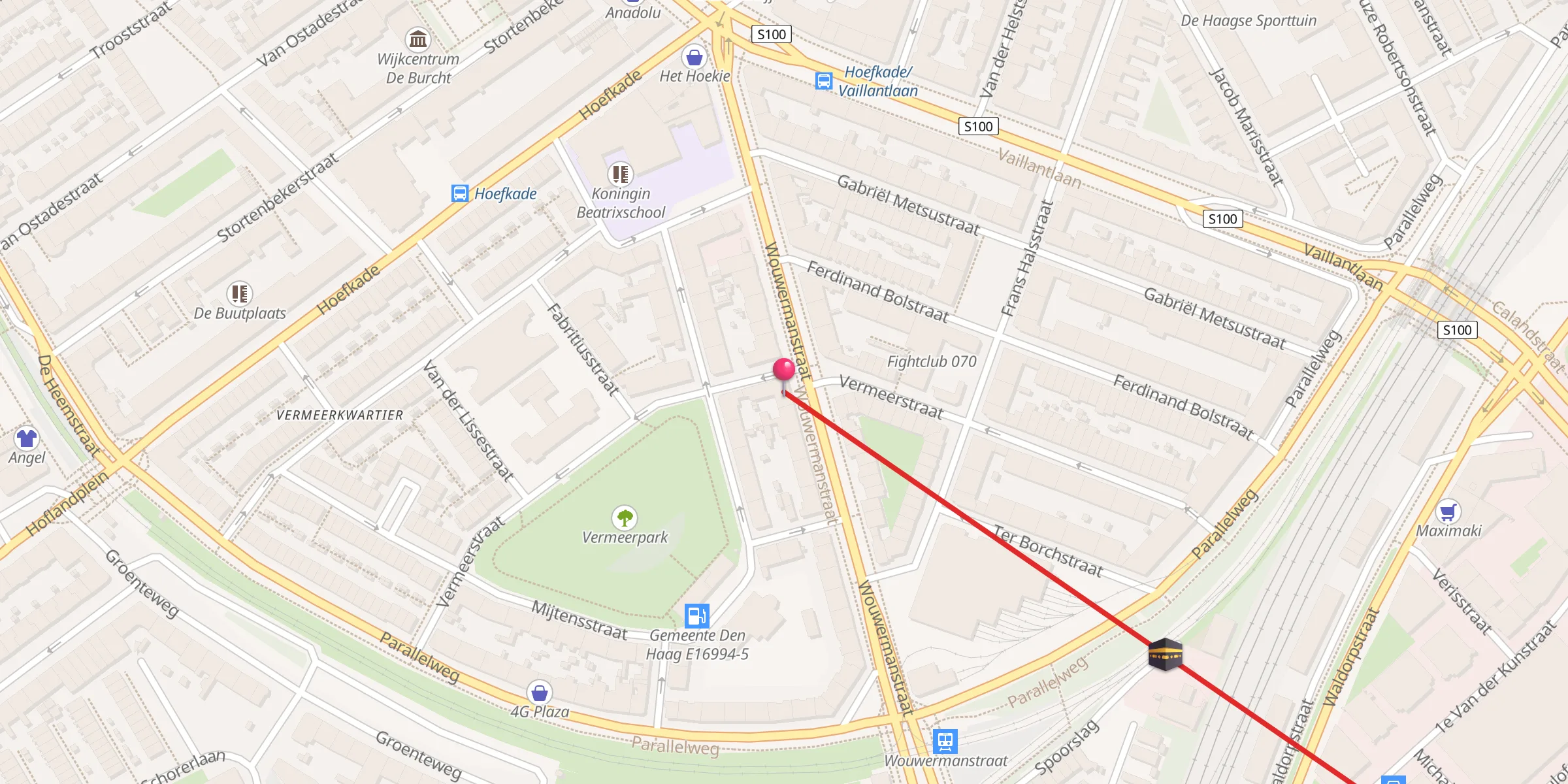 Carte de localisation : Moskee El Fath